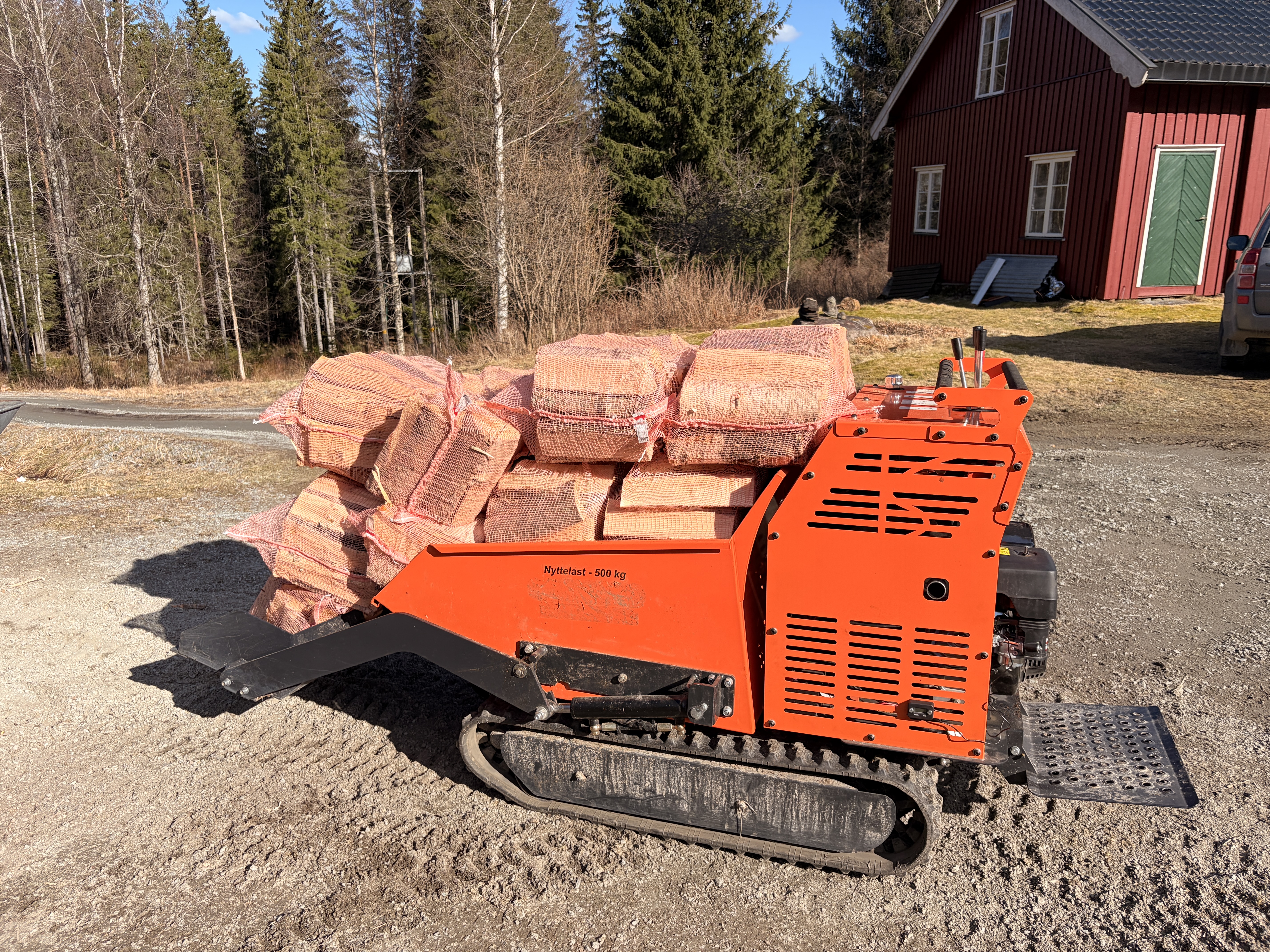 Minidumper bob 500kg hydraulisk drift/tipp/løft