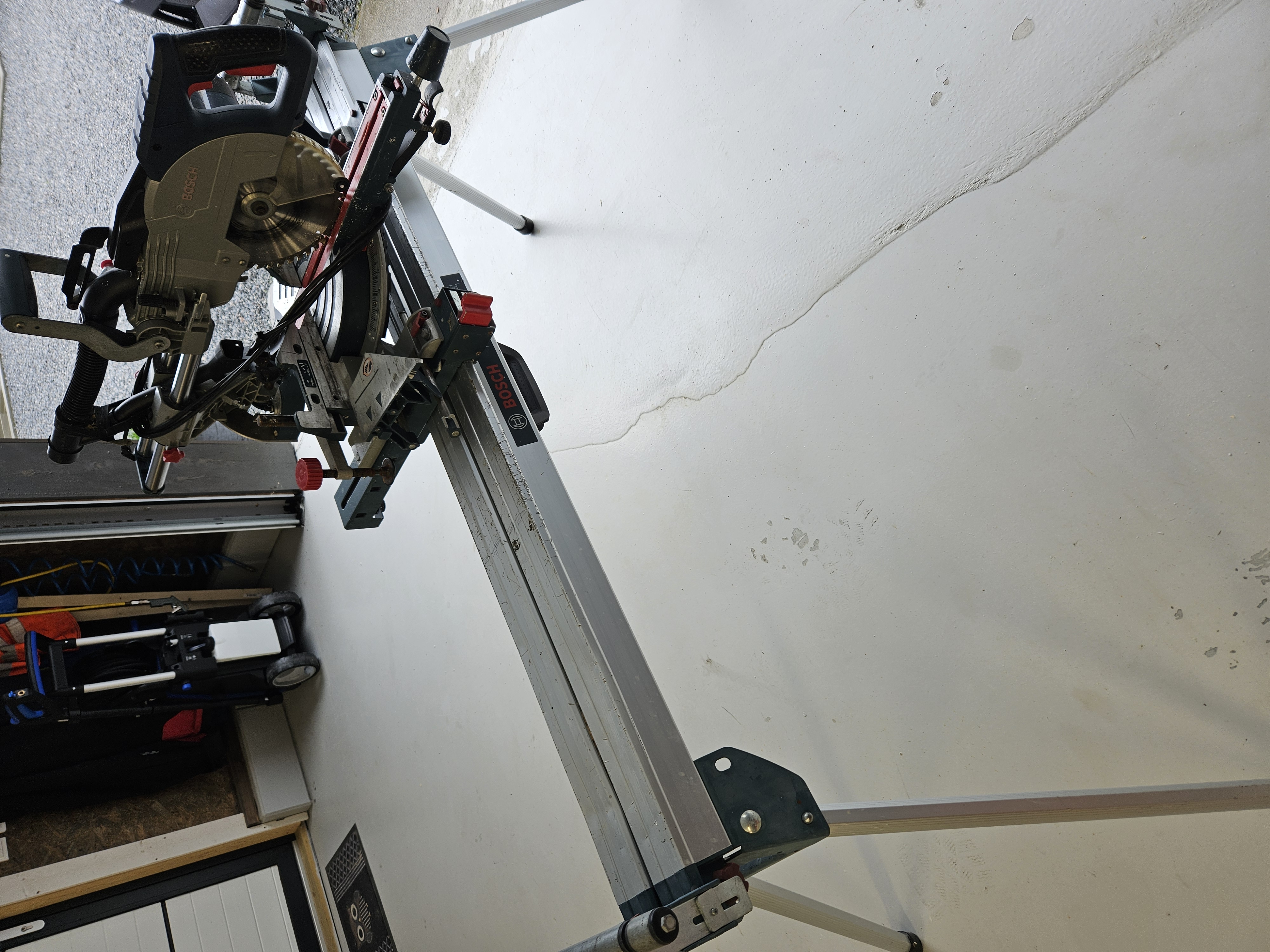 Blå bosch kapp og gjær sag gcm 8 sjl