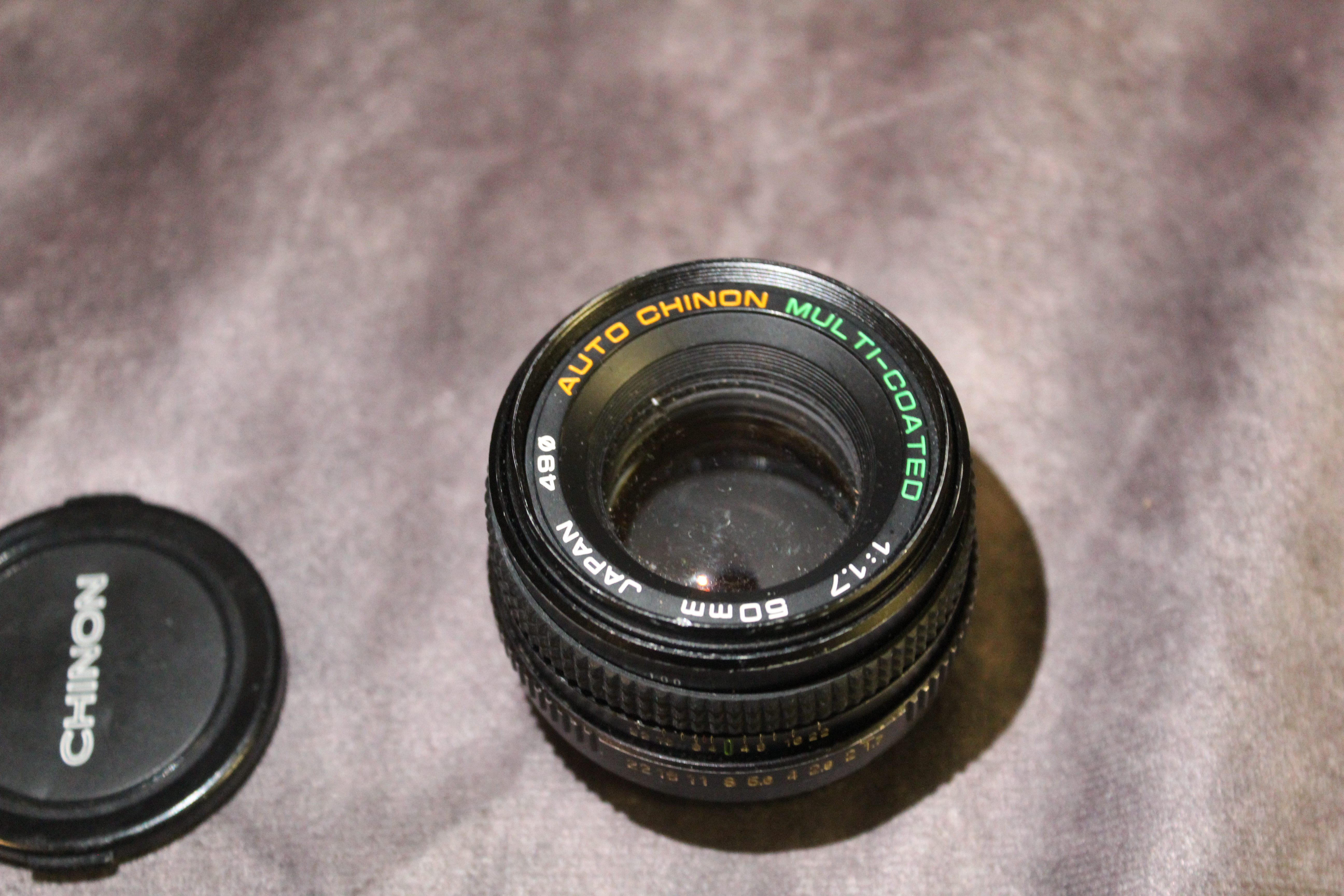 Auto chinon 1:1.7 50mm lens