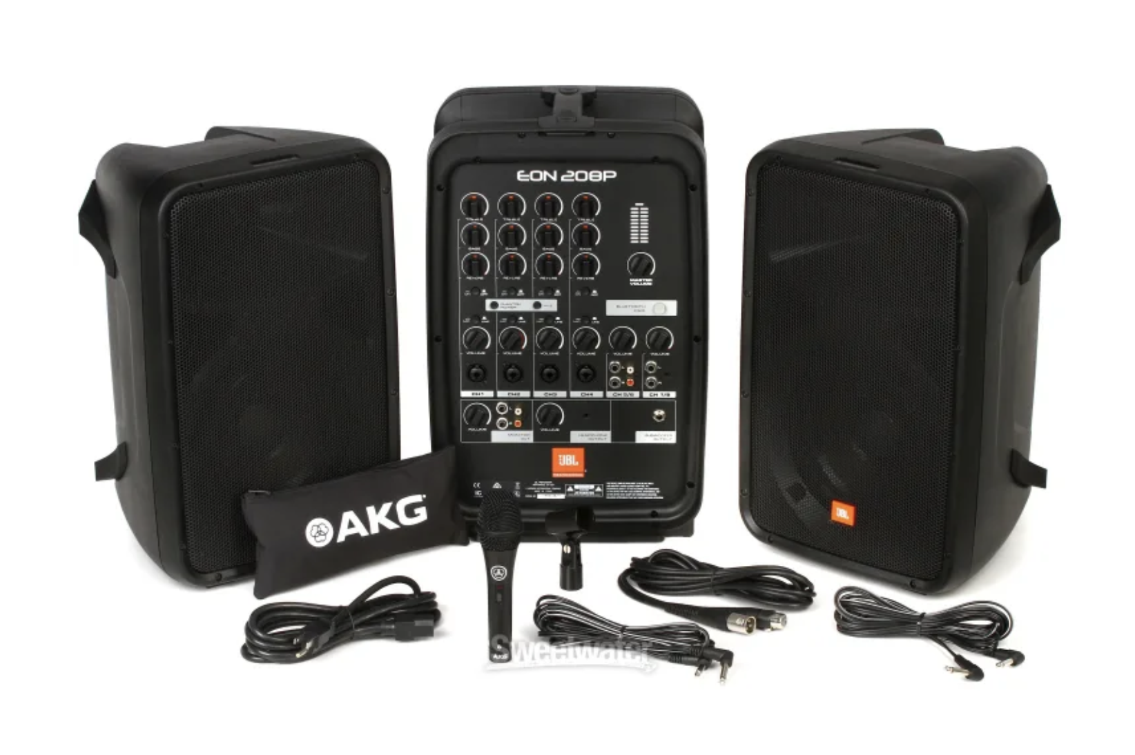 Portable pa system - jbl eon208p