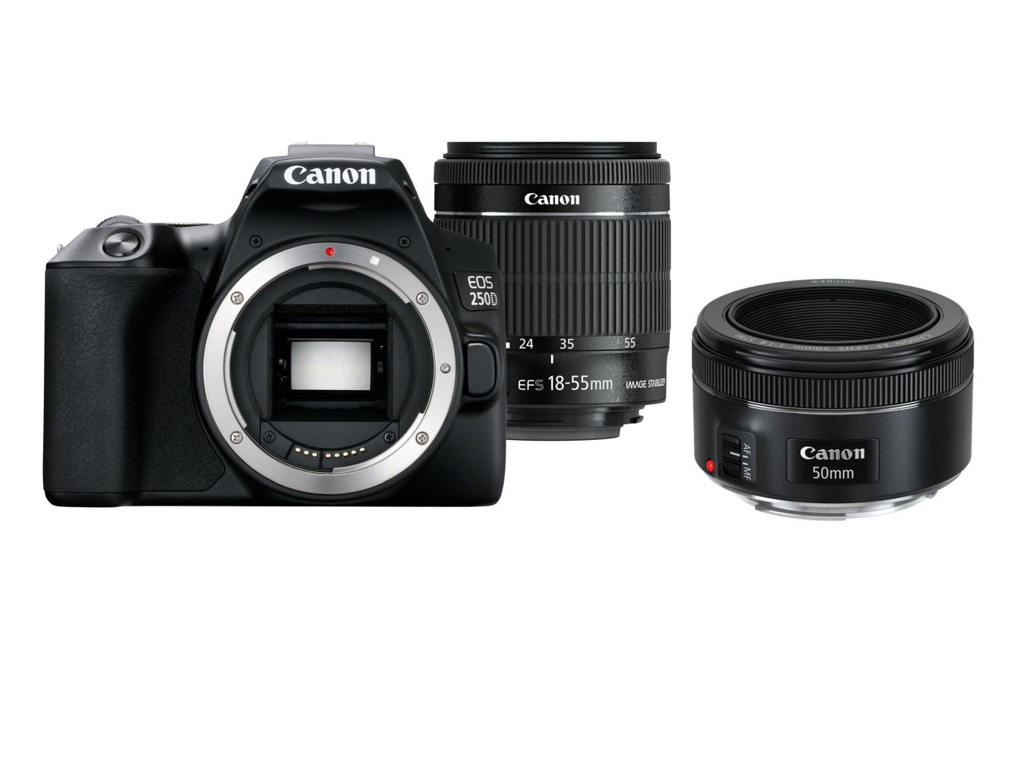 Canon 250d and 18-55mm & 50mm