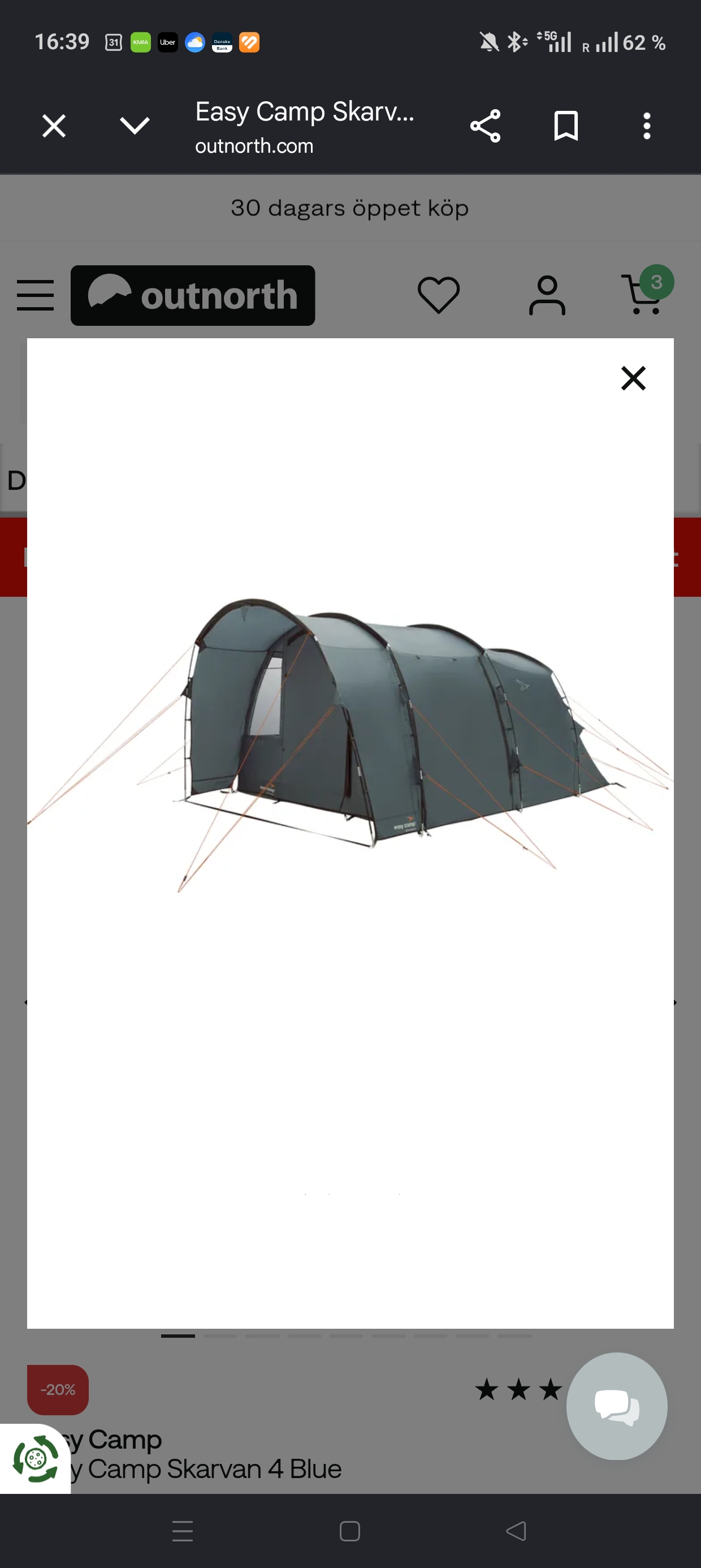 Easy camp skarvan 4