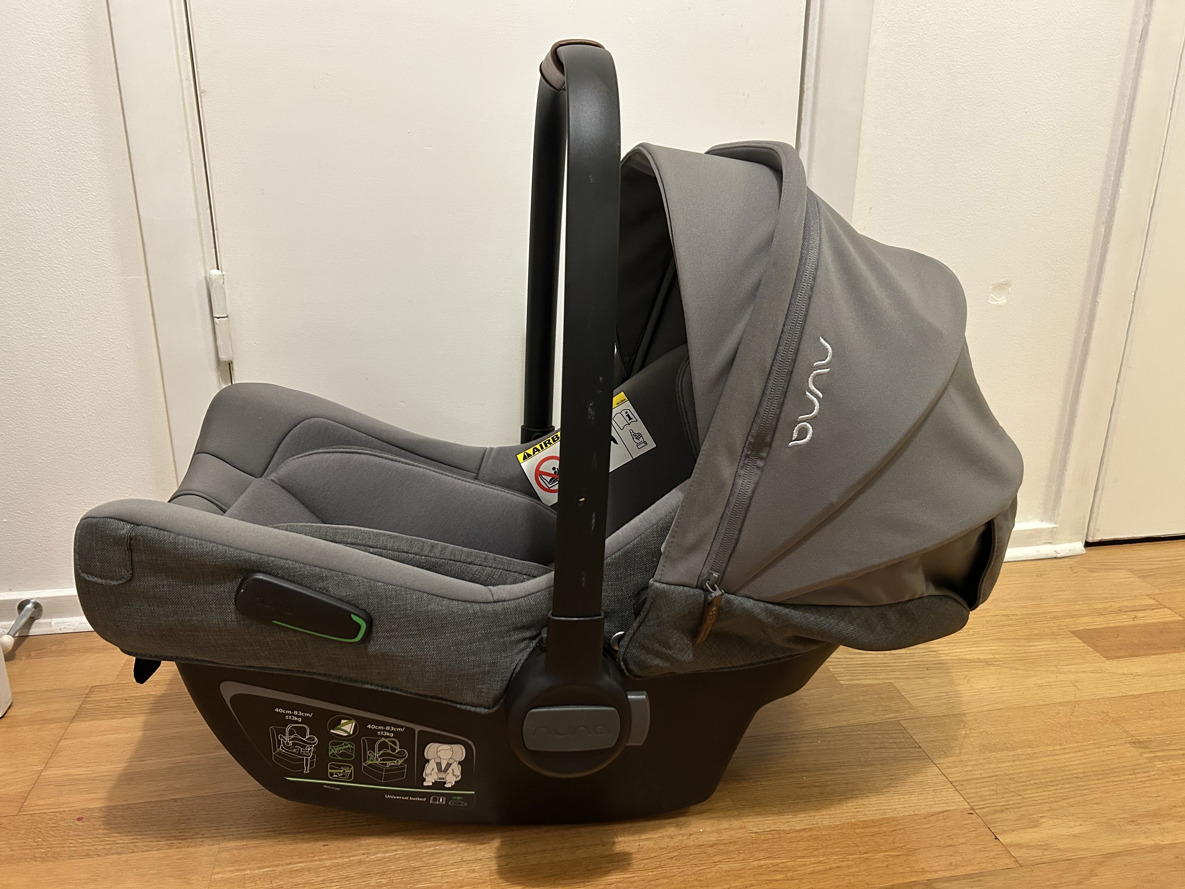 Nuna pipa nyfödd bilbarnstol infant car seat 0–13 kg 