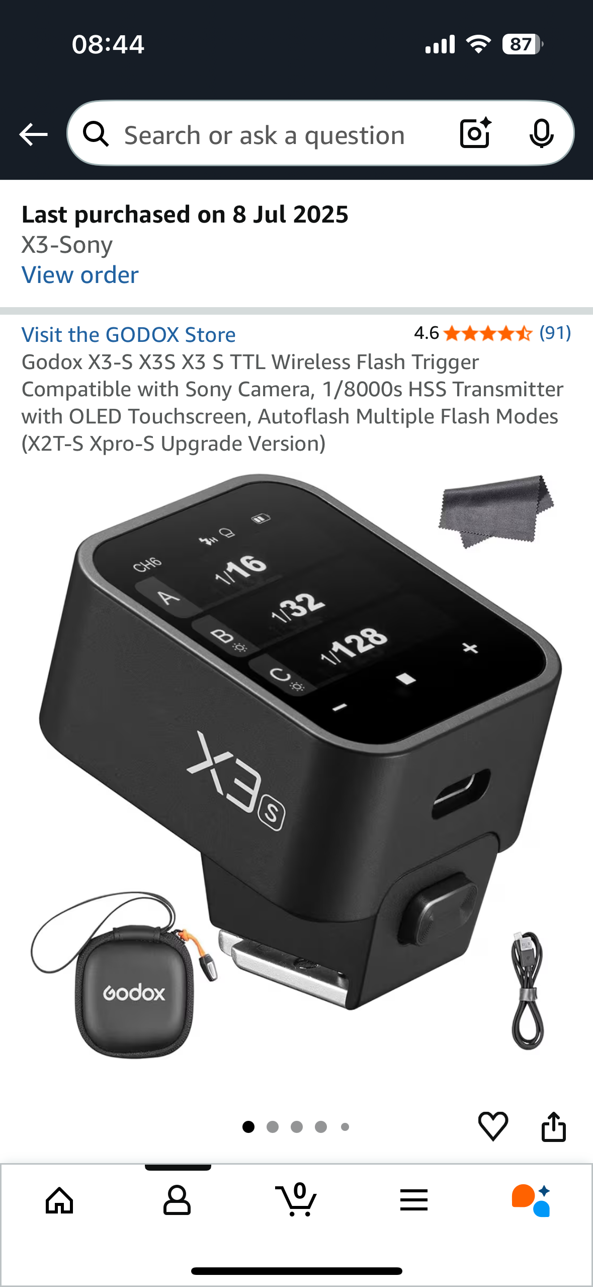 Godox x3-s x3s x3 s ttl wireless flash trigger