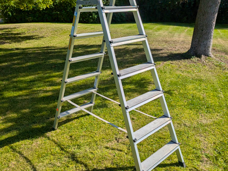 Proffs trappstege dubbel 1,55 m