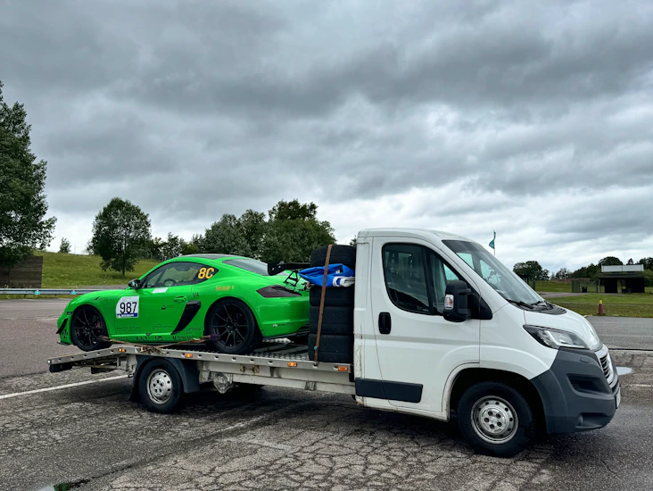 Biltransport som körs med vanligt b-körkort