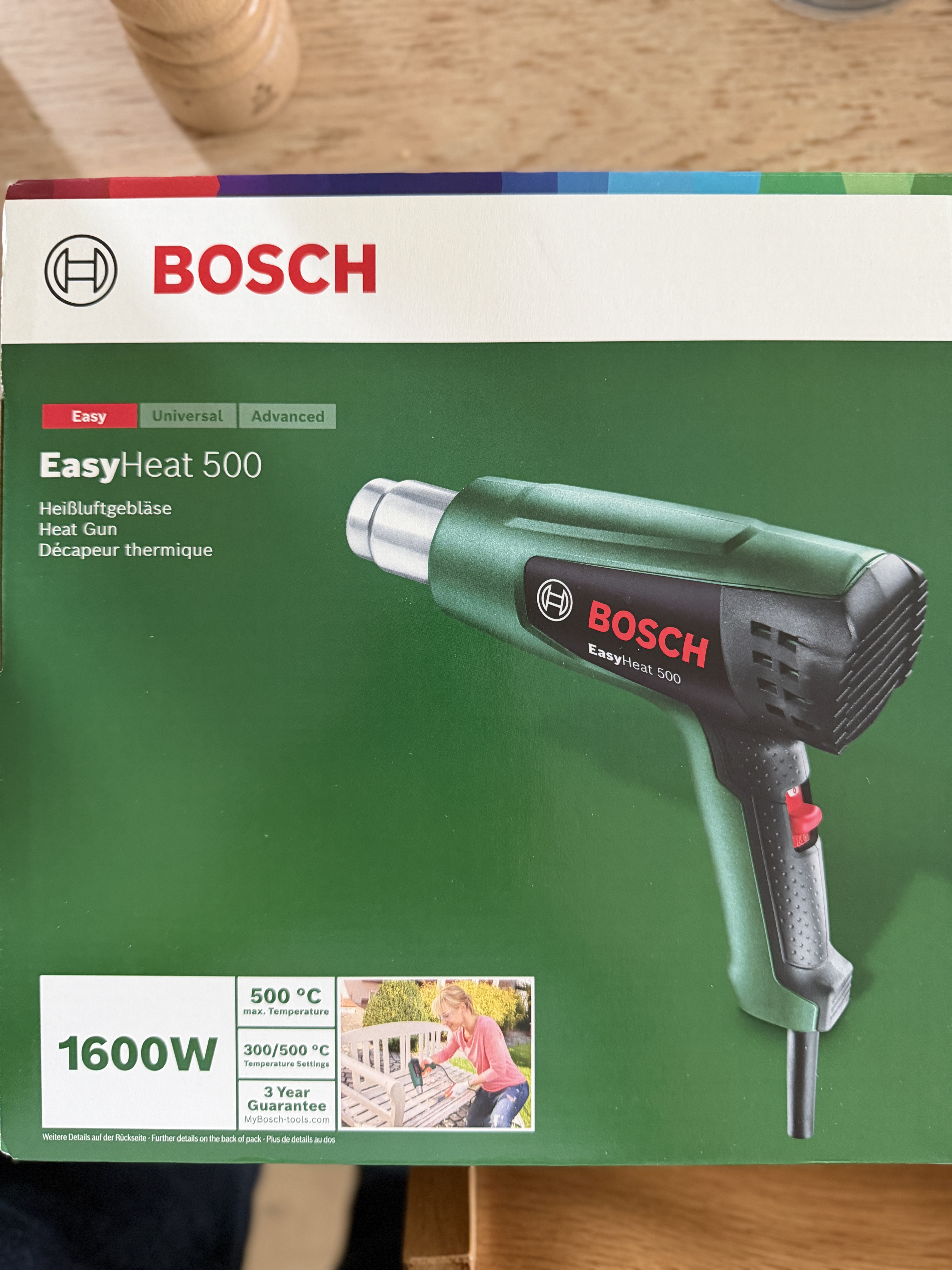 Varmluftspistol / värmepistol easyheat 500