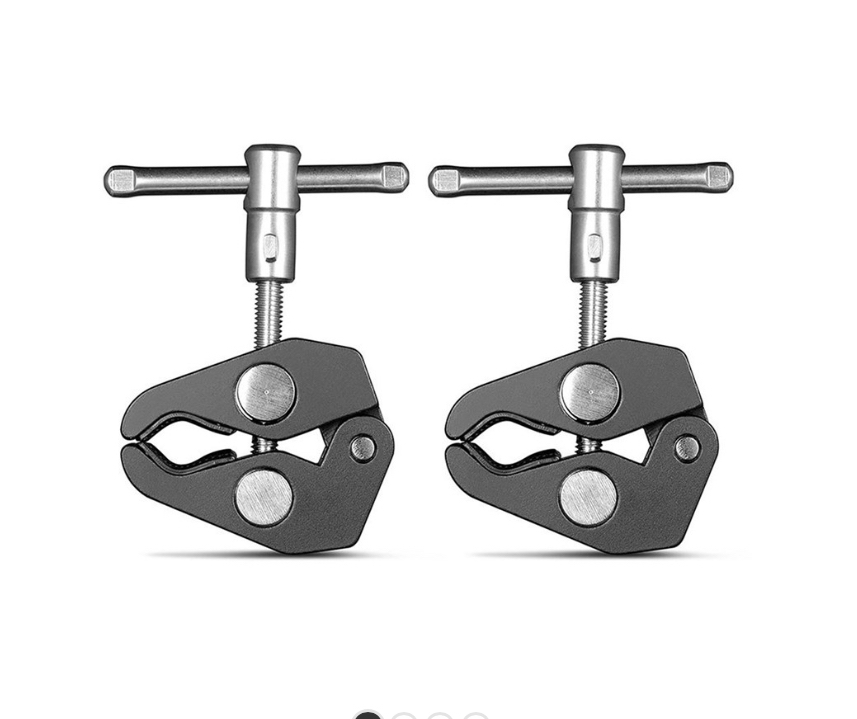 Smallrig super clamp with 1.4inch and 3.8inch thread 2pcs pack 2058
