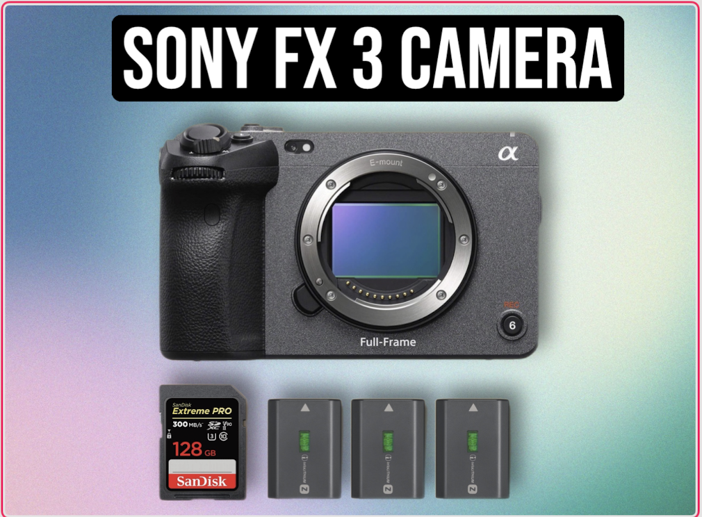 Sony fx 3 cinema camera full frame mirrorless 4k sony fx3 (same sensor as a7siii a7s iii )