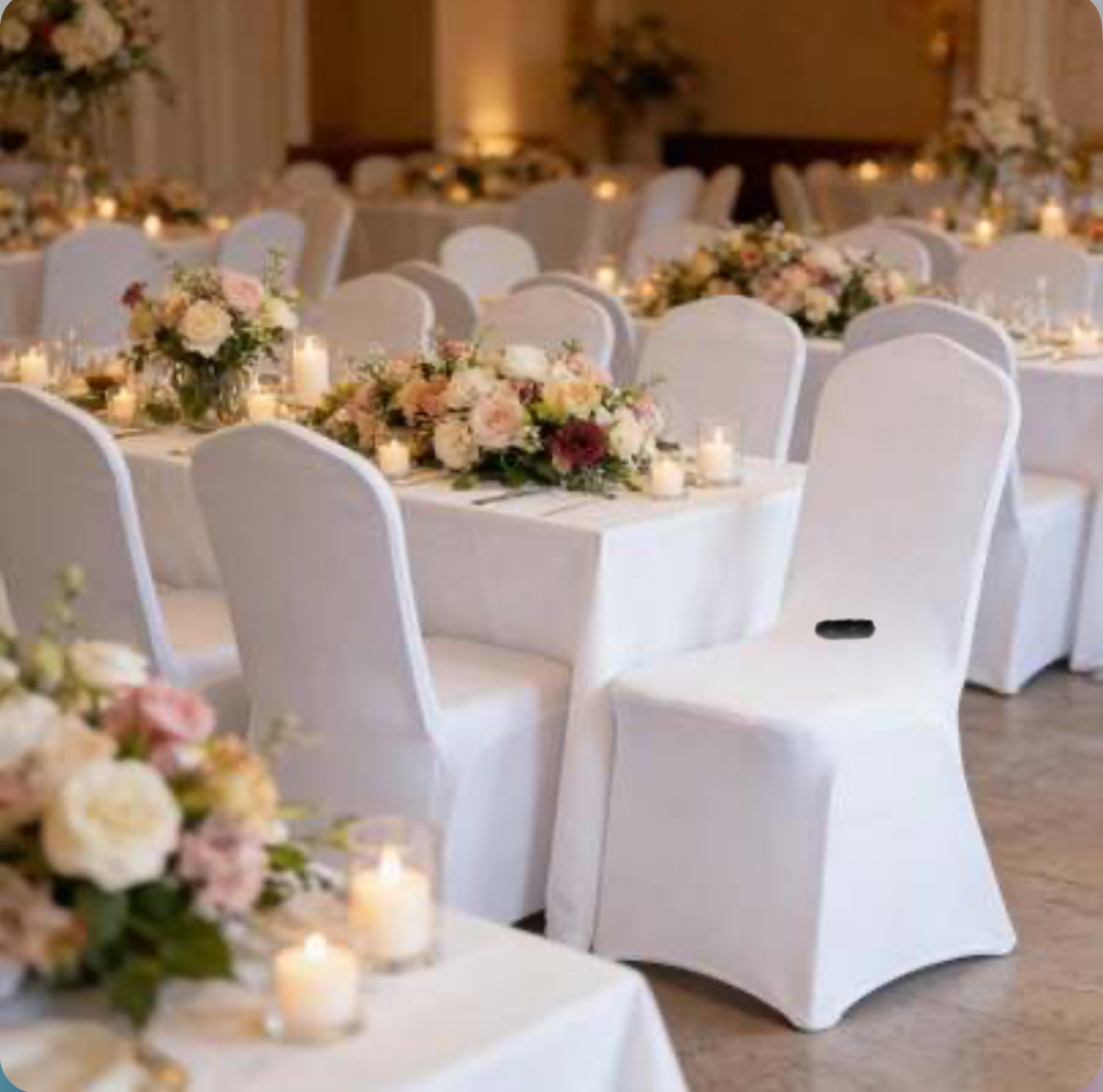 White chair cover 