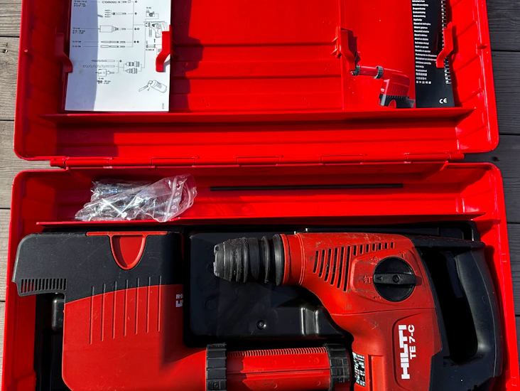 Kombi pigg og borhammer. hilti te 7-c