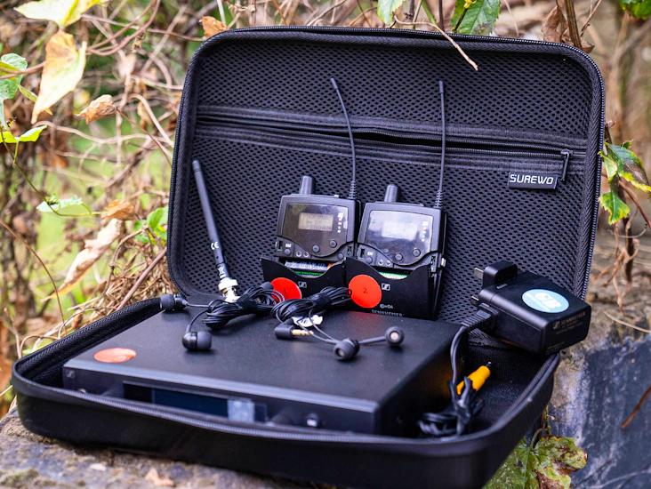 in ear monitor system sennheiser ew iem g4 wireless twin, gb band