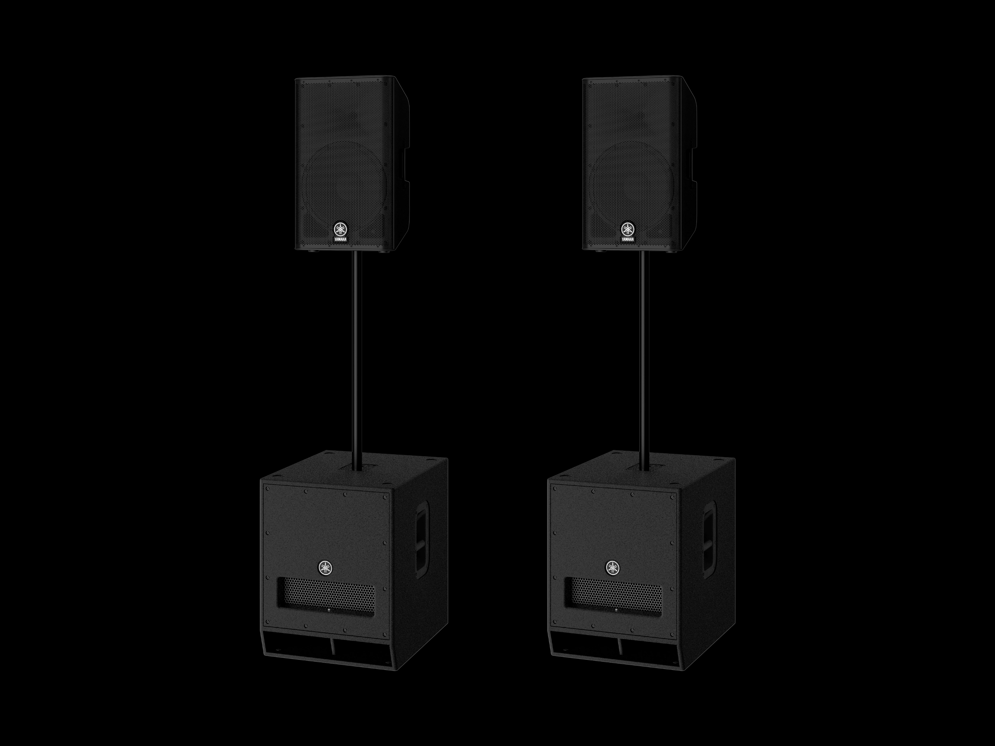 Yamaha pa system (2x dxr15 + 2x dxs15)