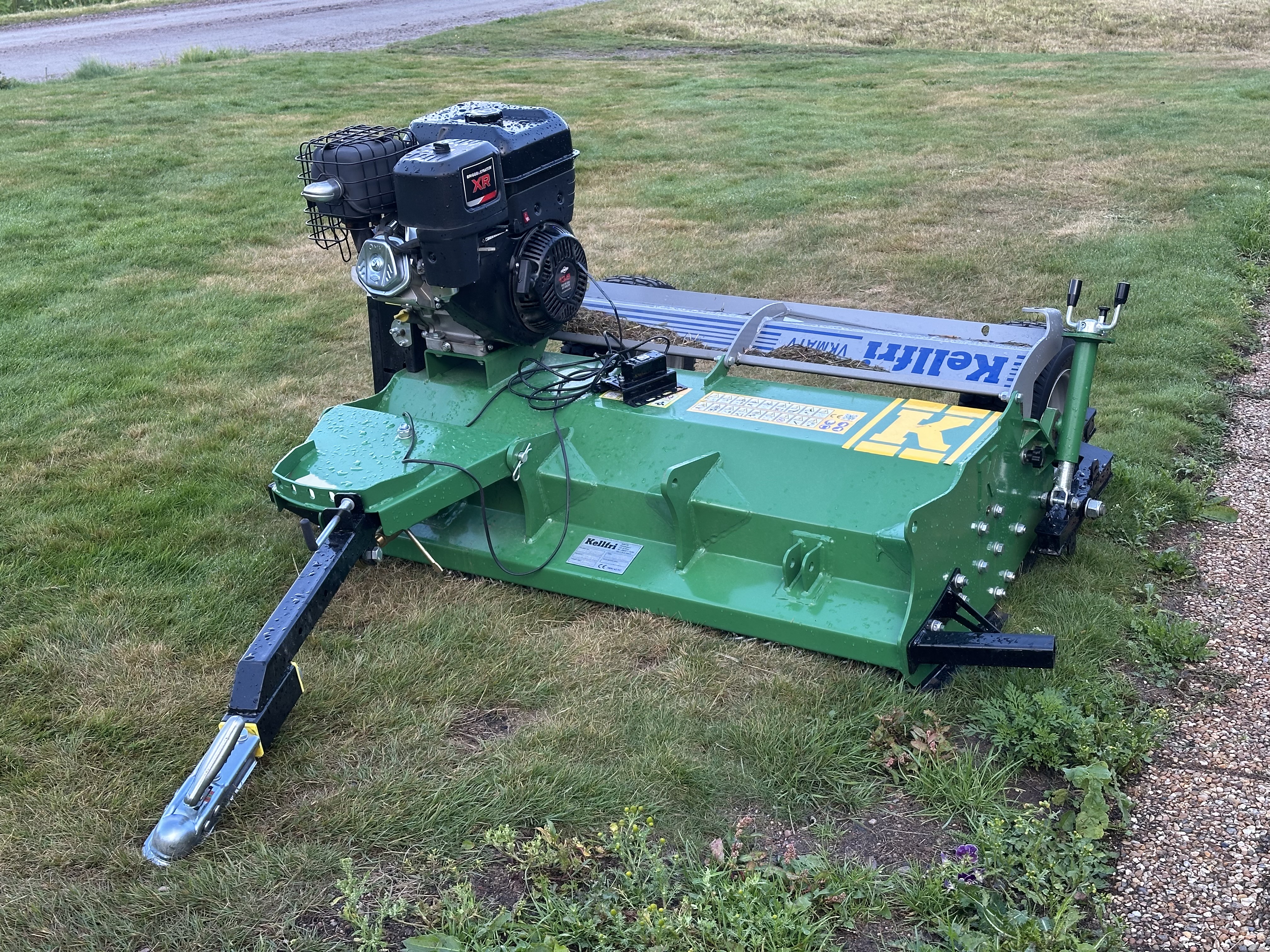 🌿 slaghack 120 cm för atv – kellfri med egen motor