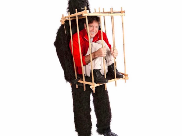 Gorilla med bur - maskeraddräkt