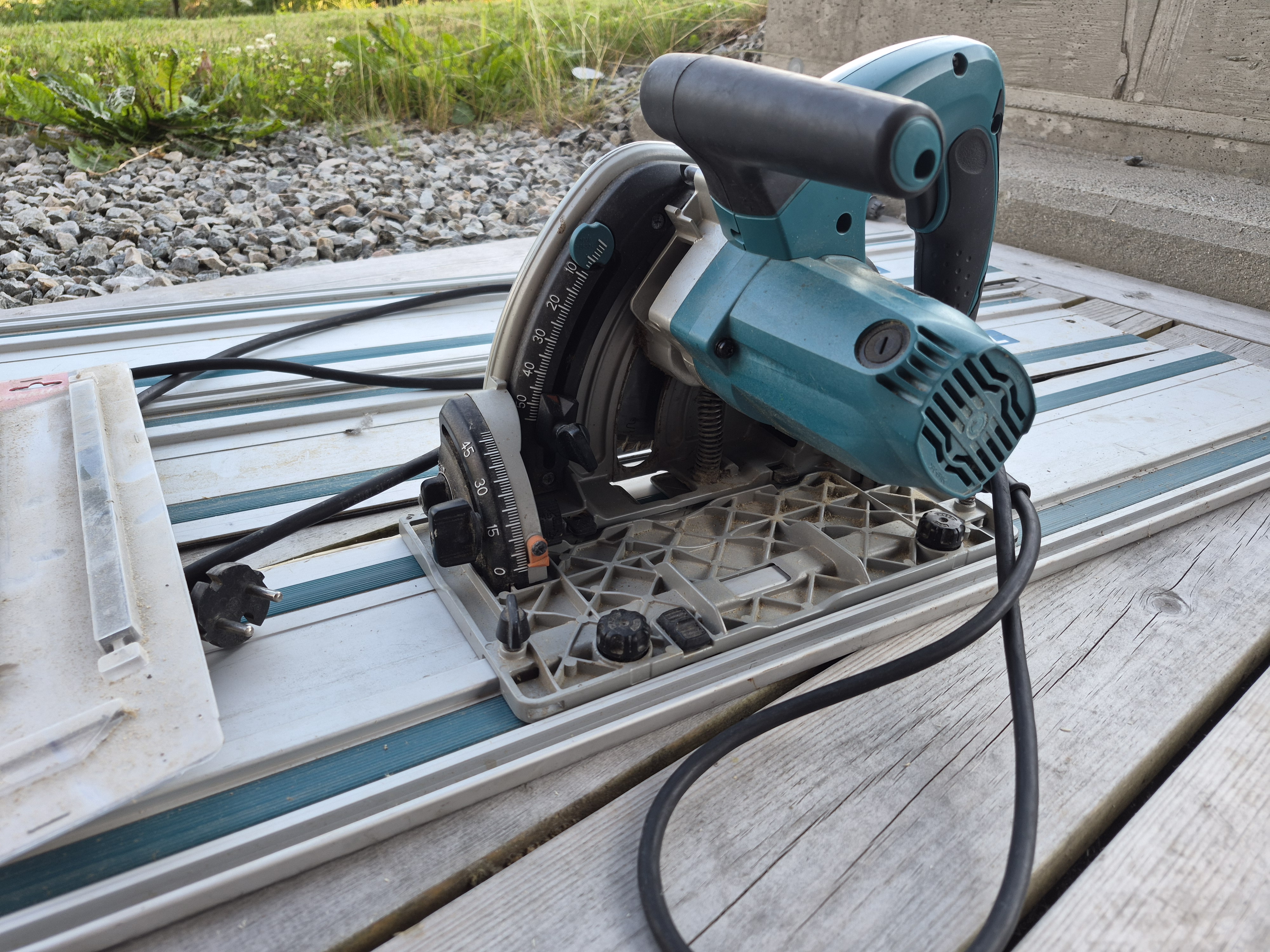 Makita dykksag med 3 styreskinner