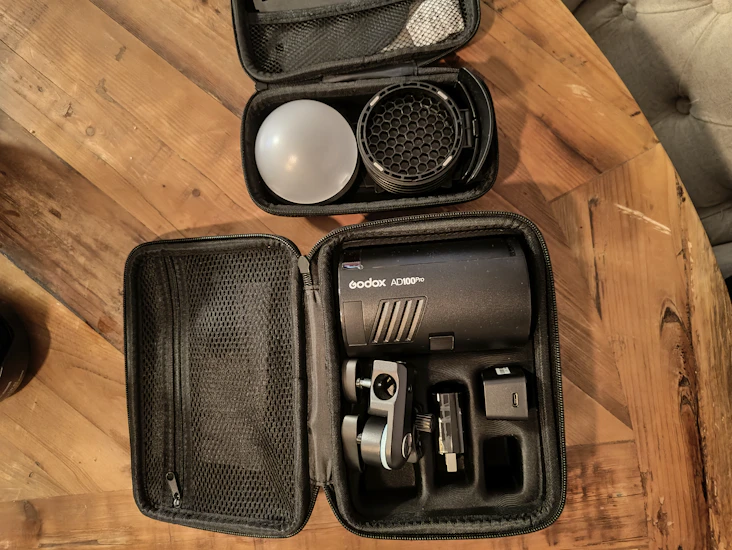 Godox ad100 pro + ak-r1