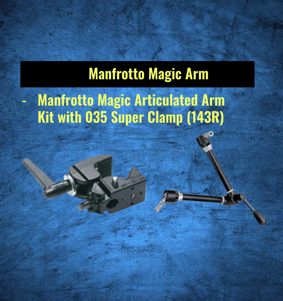 Manfrotto magic articulated arm kit with super clamp 