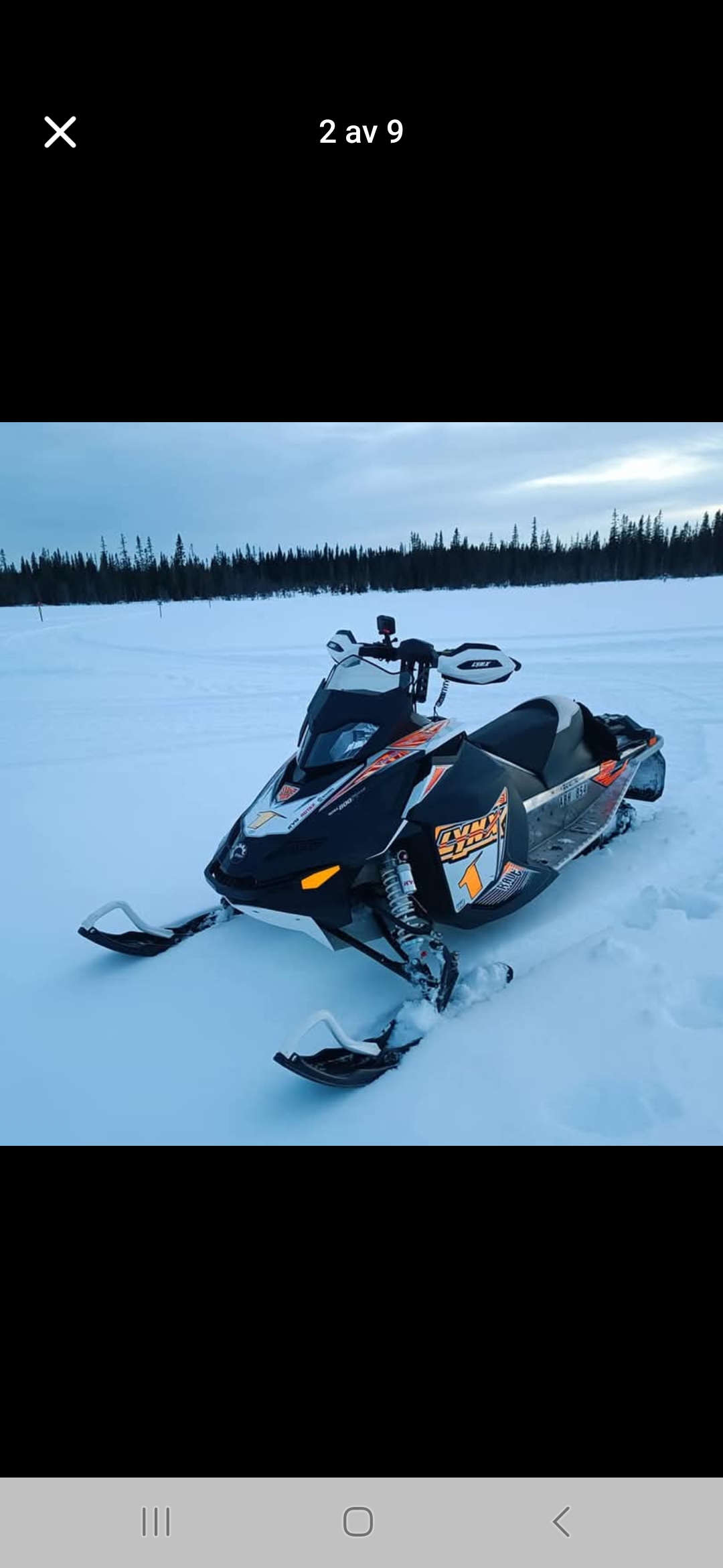 Lynx 800, en bra ledracer, eller fiskeskoter.