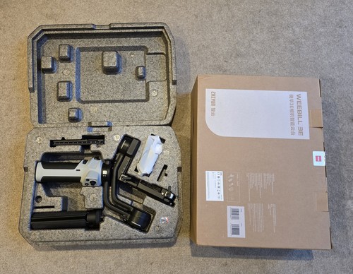 Zhiyun cinepeer weebill 3e – 3-axis camera stabilizer gimbal