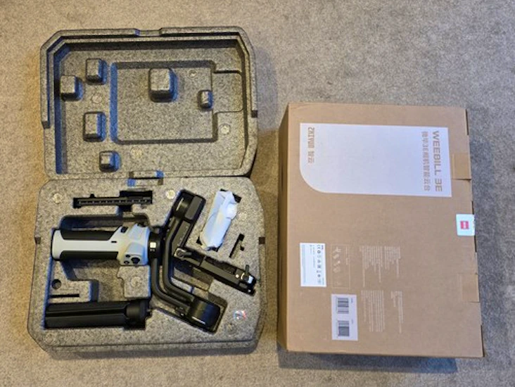 Zhiyun cinepeer weebill 3e – 3-axis camera stabilizer gimbal