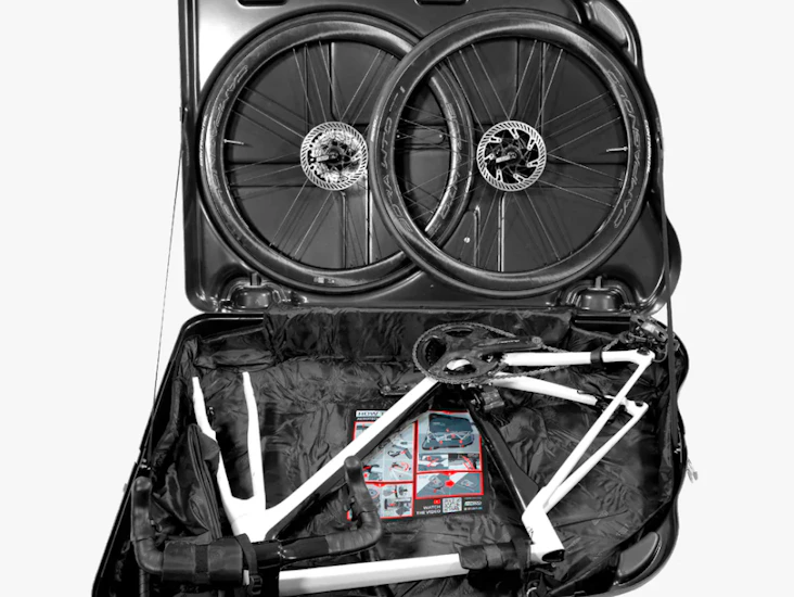 Praktisk sykkelkoffert med hard skall