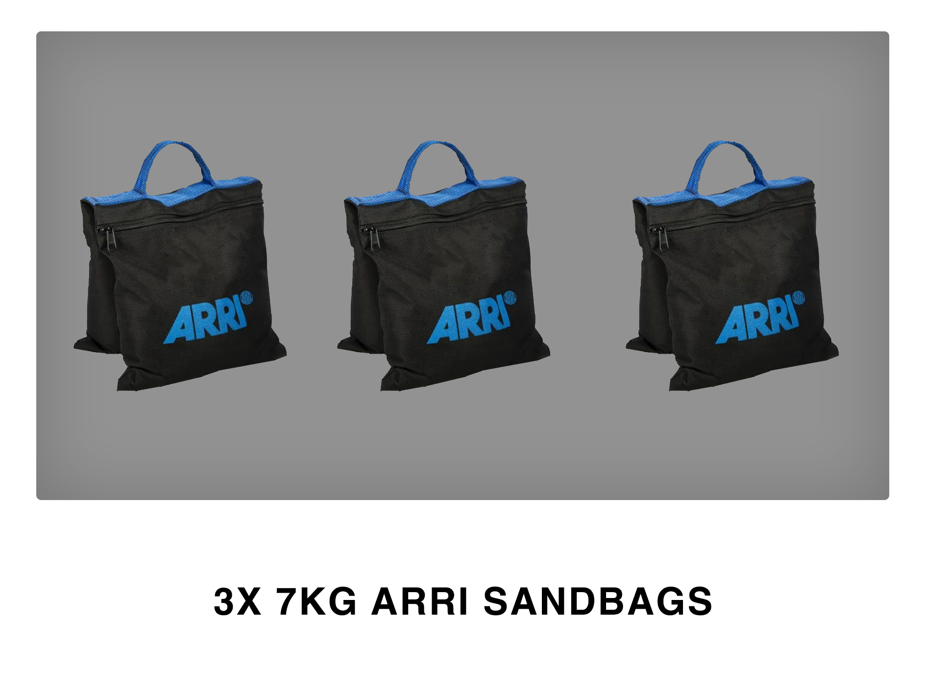 3x 7kg arri sandbags
