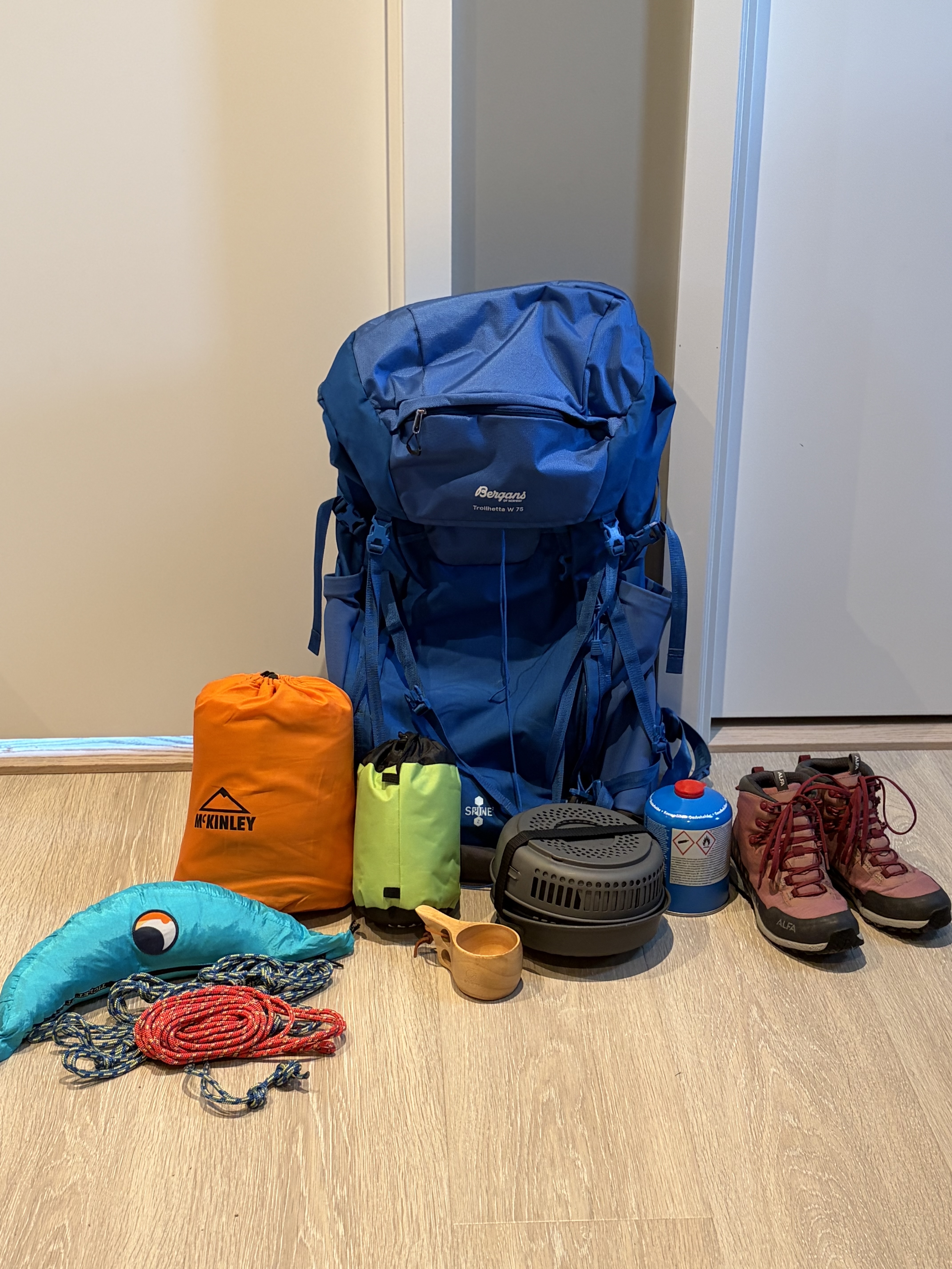 Tursekk og turutstyr til leie. komplett turpakke for skog, mark og fjell!