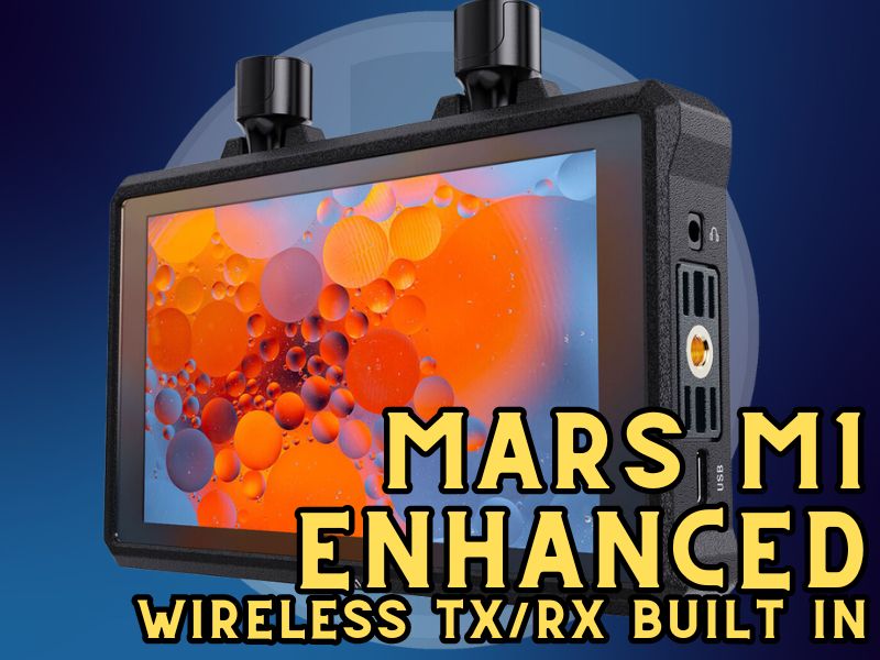 Hollyland mars m1 enhanced monitor - tx/rx wireless to ios/android built in