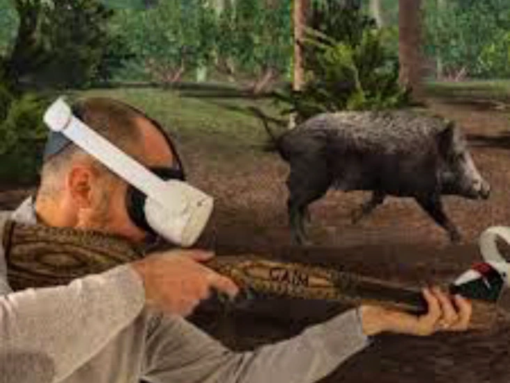 Occulus 3 med aimpoins gaim vr simulator