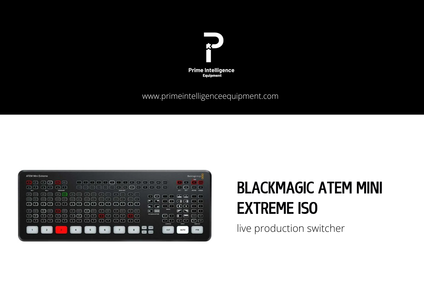 Blackmagic atem mini extreme iso