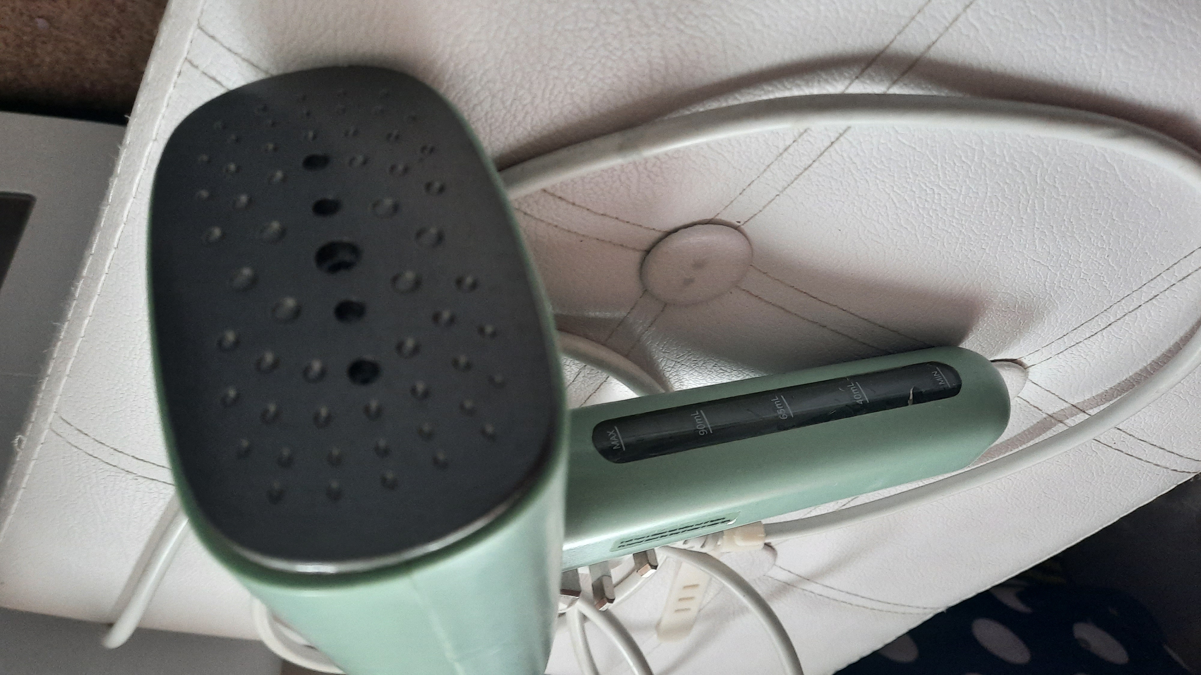 Homeeasy mint green steamer