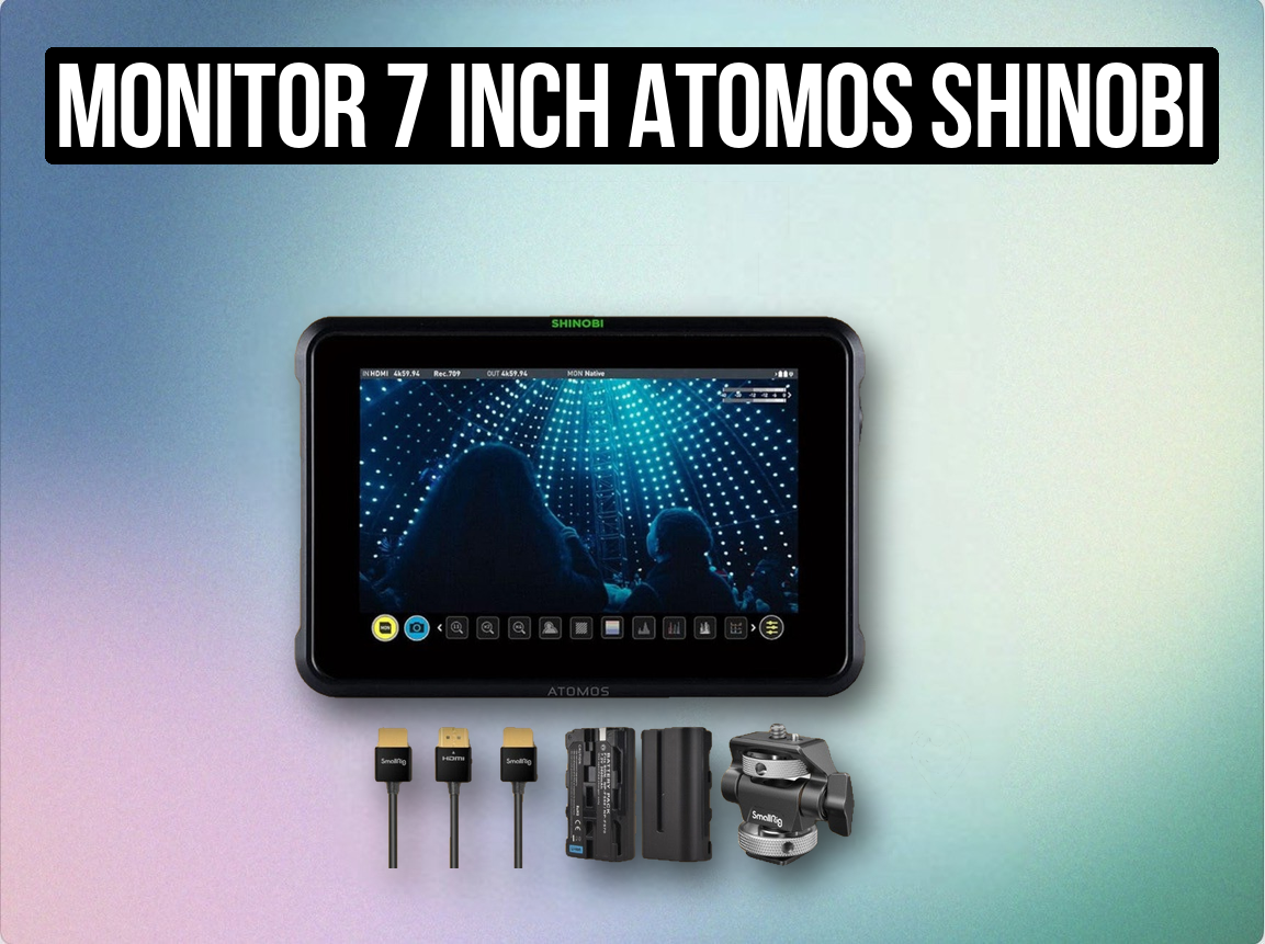 Monitor 7 inch atomos shinobi 2200nits cinema 4k  