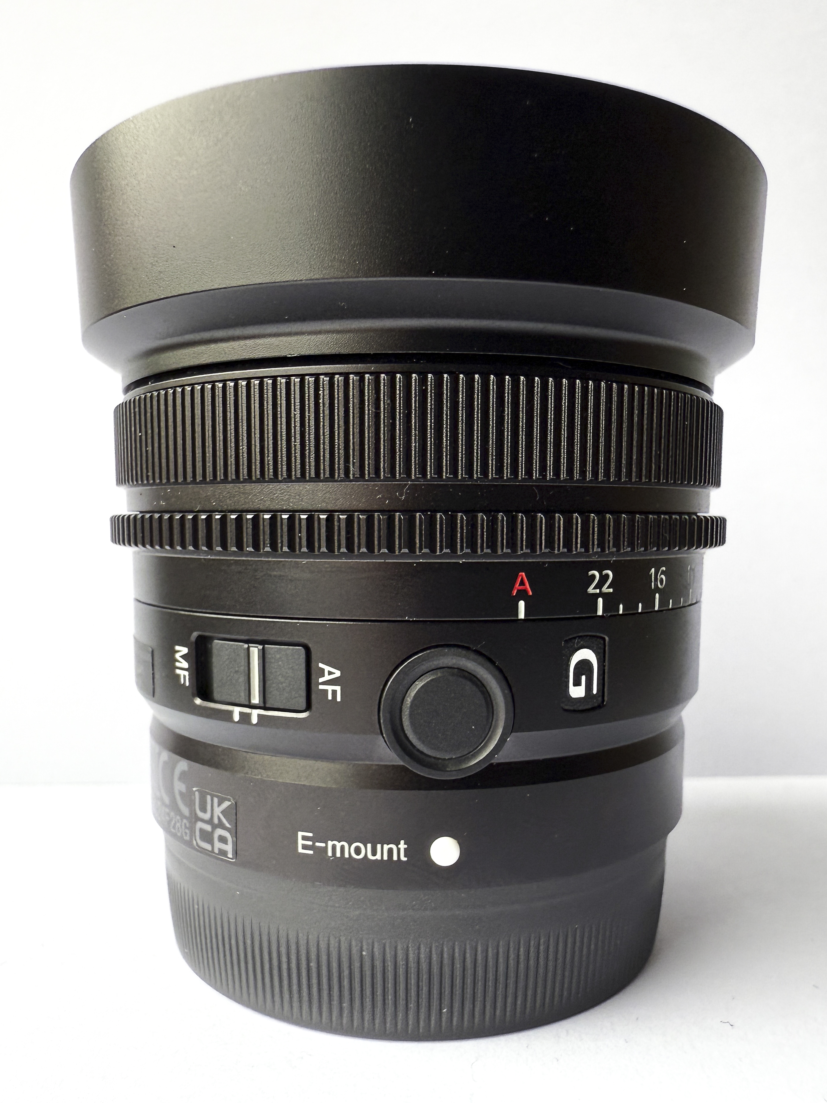 Sony fe 24mm f2.8 g lens