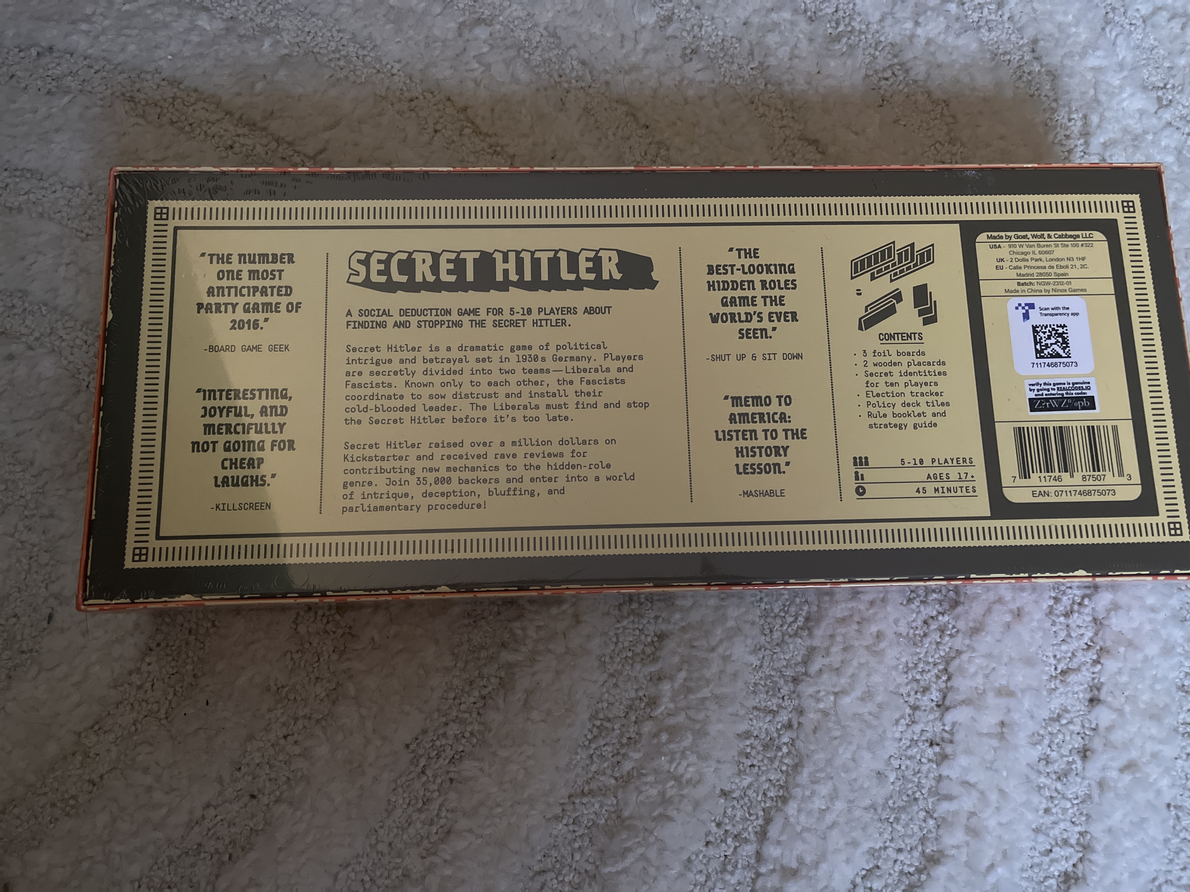 Secret hitler