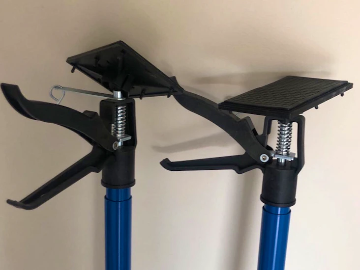 2 stk teleskopstøtter (155-290 cm)