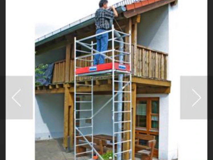 Byggställning climatec i aluminium.