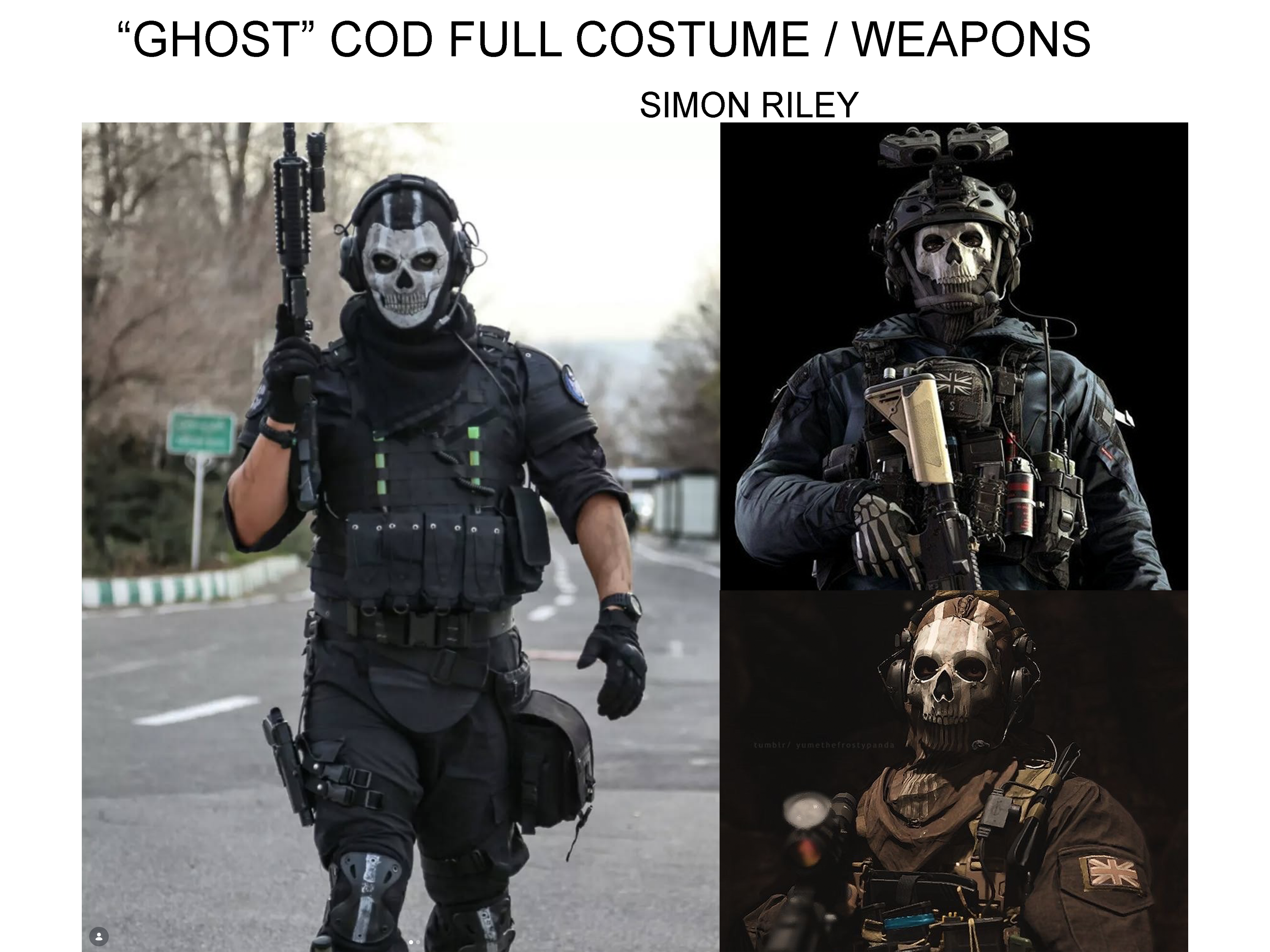 Simon riley ghost, cod, cosplay, fancy dress, call of duty, military