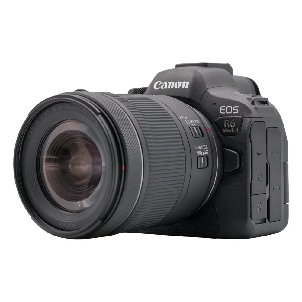Canon r6 mark ii with kit lens and speedlite