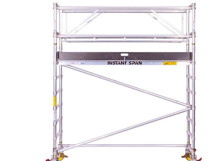 4 meter arbeidshøyde! lett og stabilt rullestillas (se ukespris!)