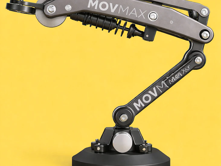 Movmax blade arm car suction mount + vibration isolator for dji osmo pocket 3 and action cams