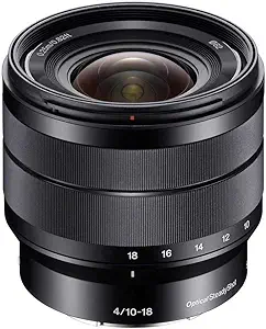 Sony 10-18 f4 e mount lens for aps-c