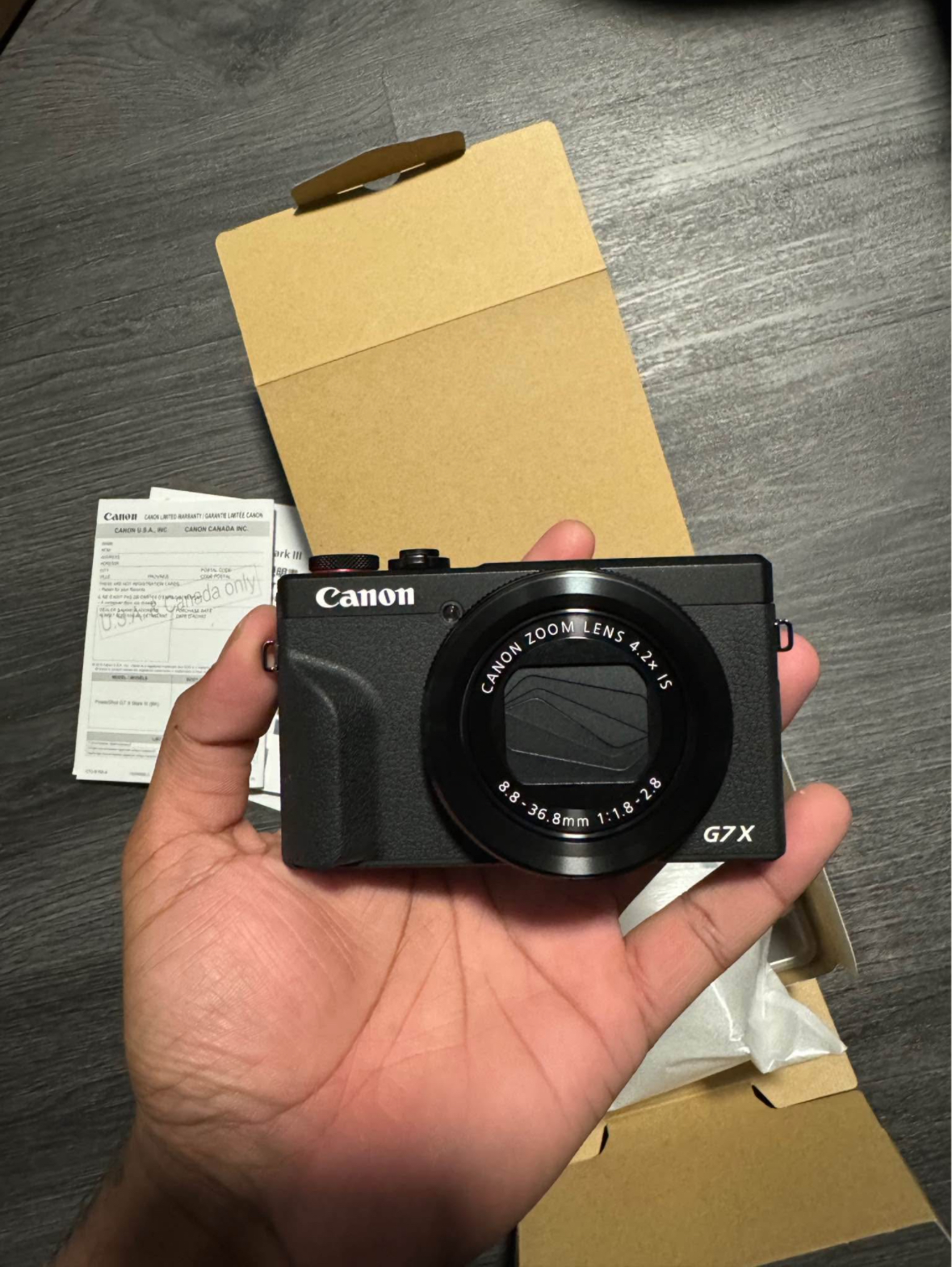 Canon powershot g7x mark 3