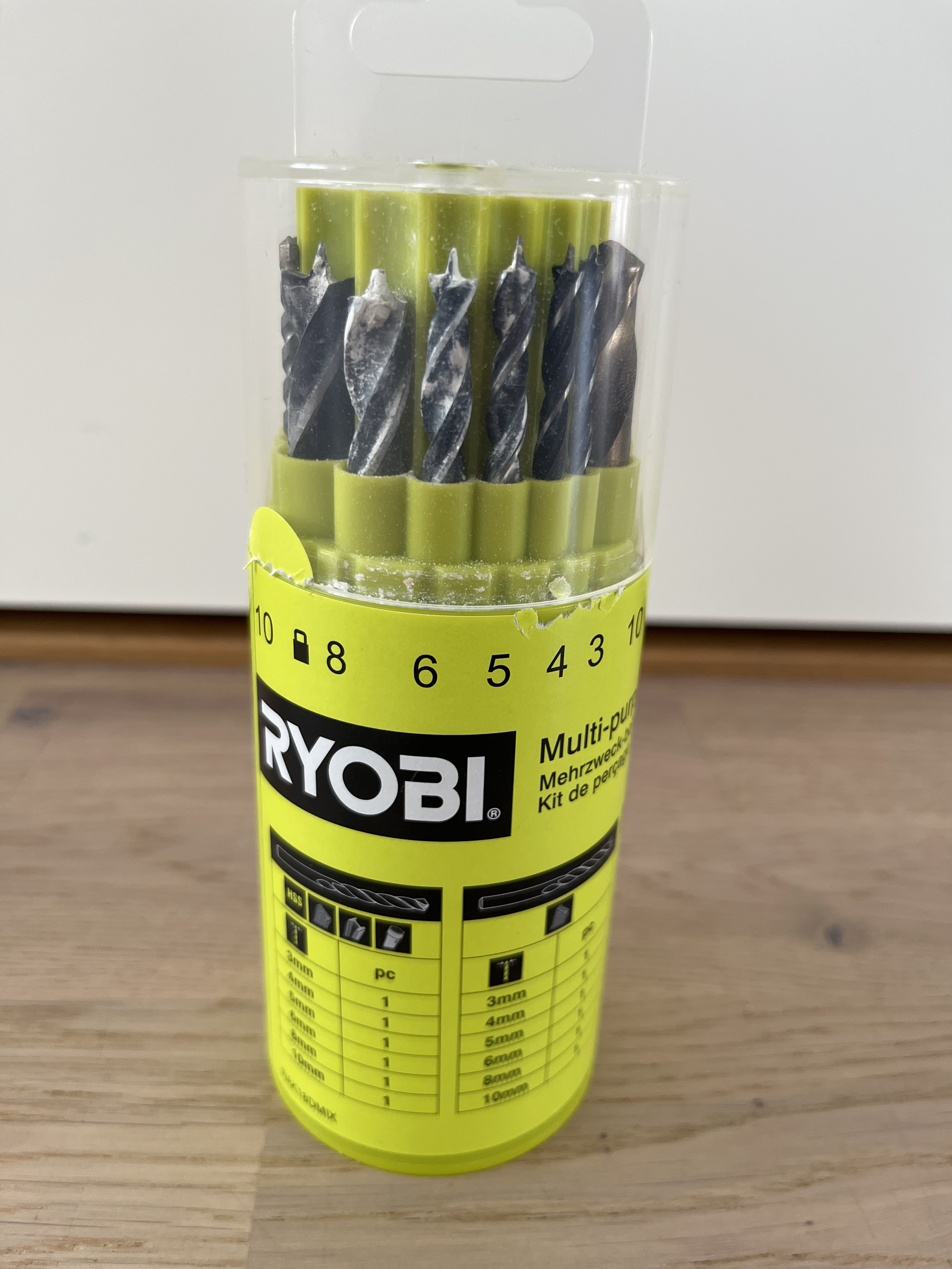 Ryobi multi-purpose drilling kit