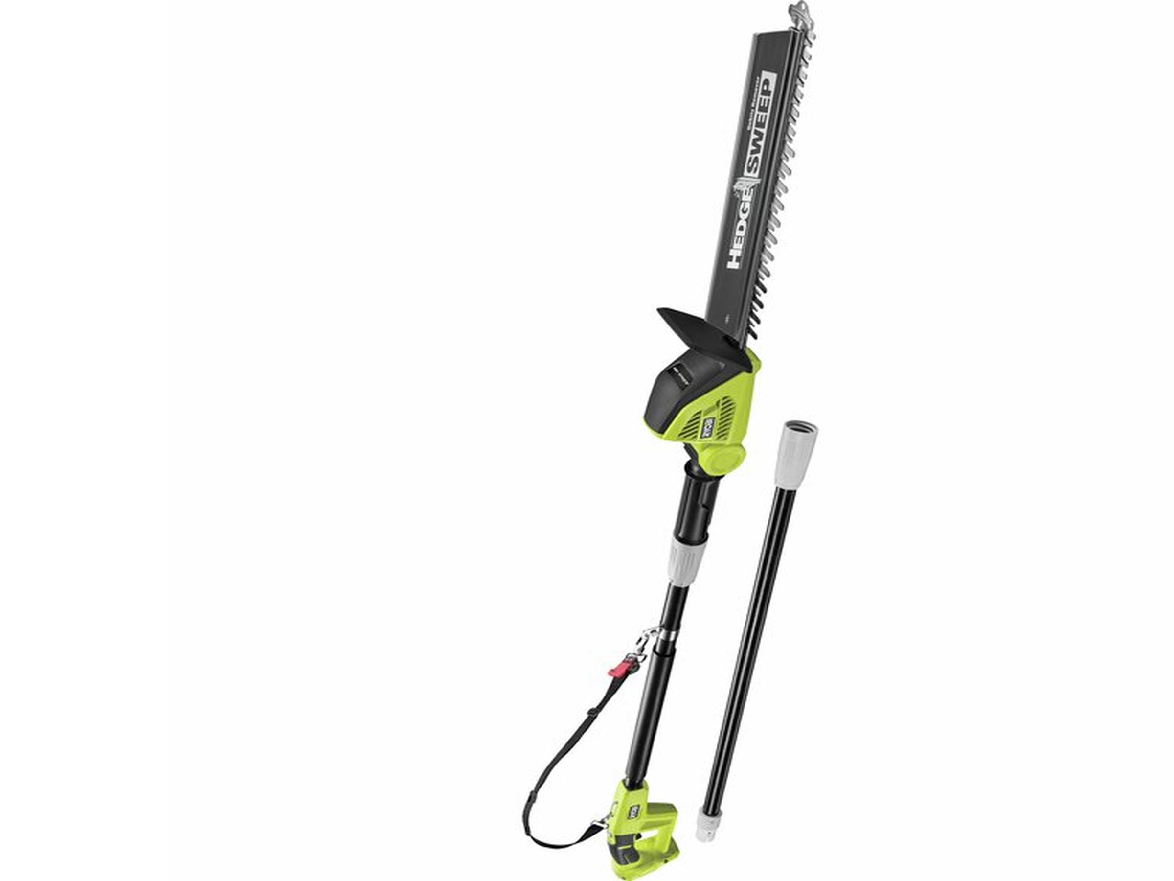 Häcksax ryobi - teleskop för höga häckar