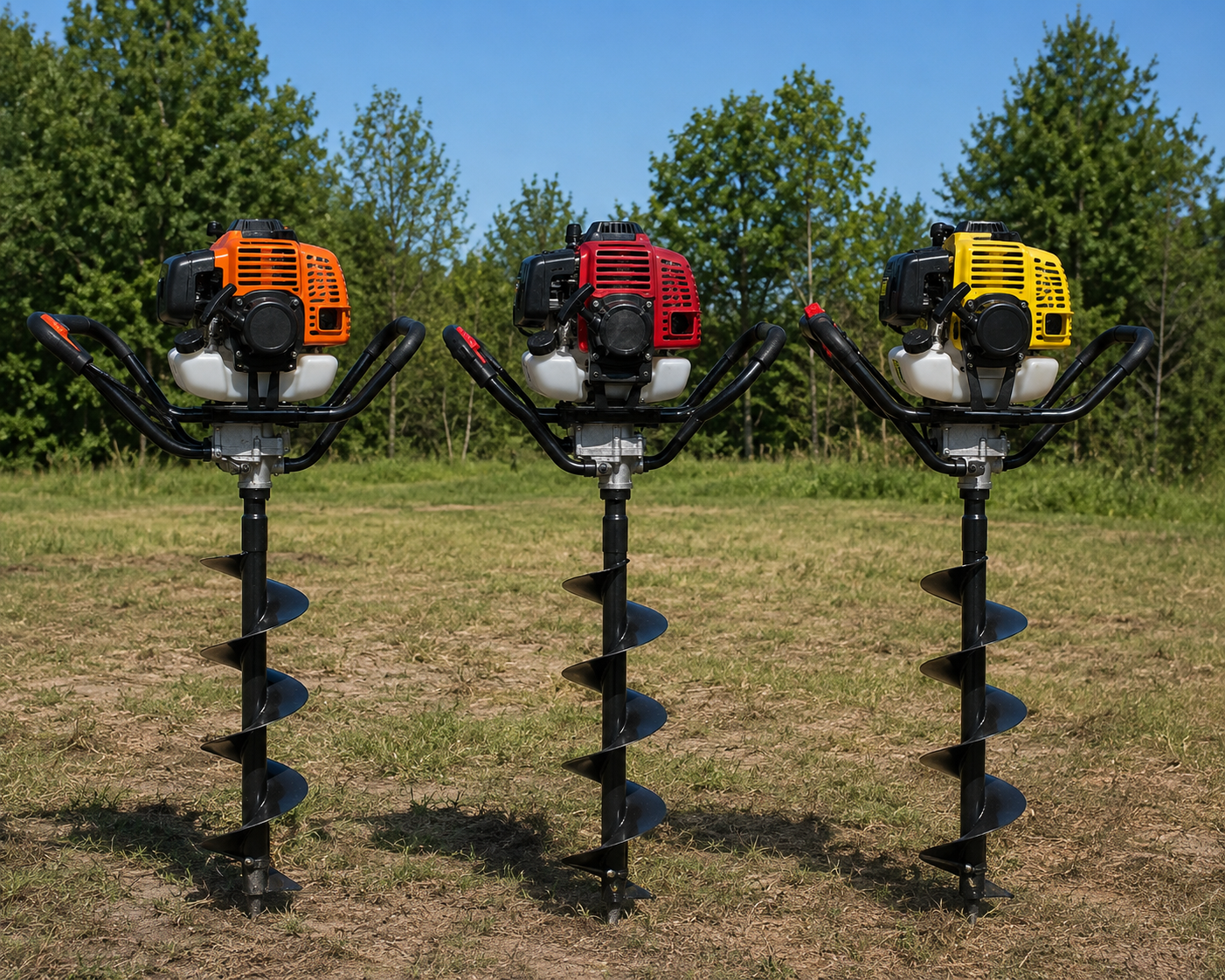 Petrol auger post digger for hire