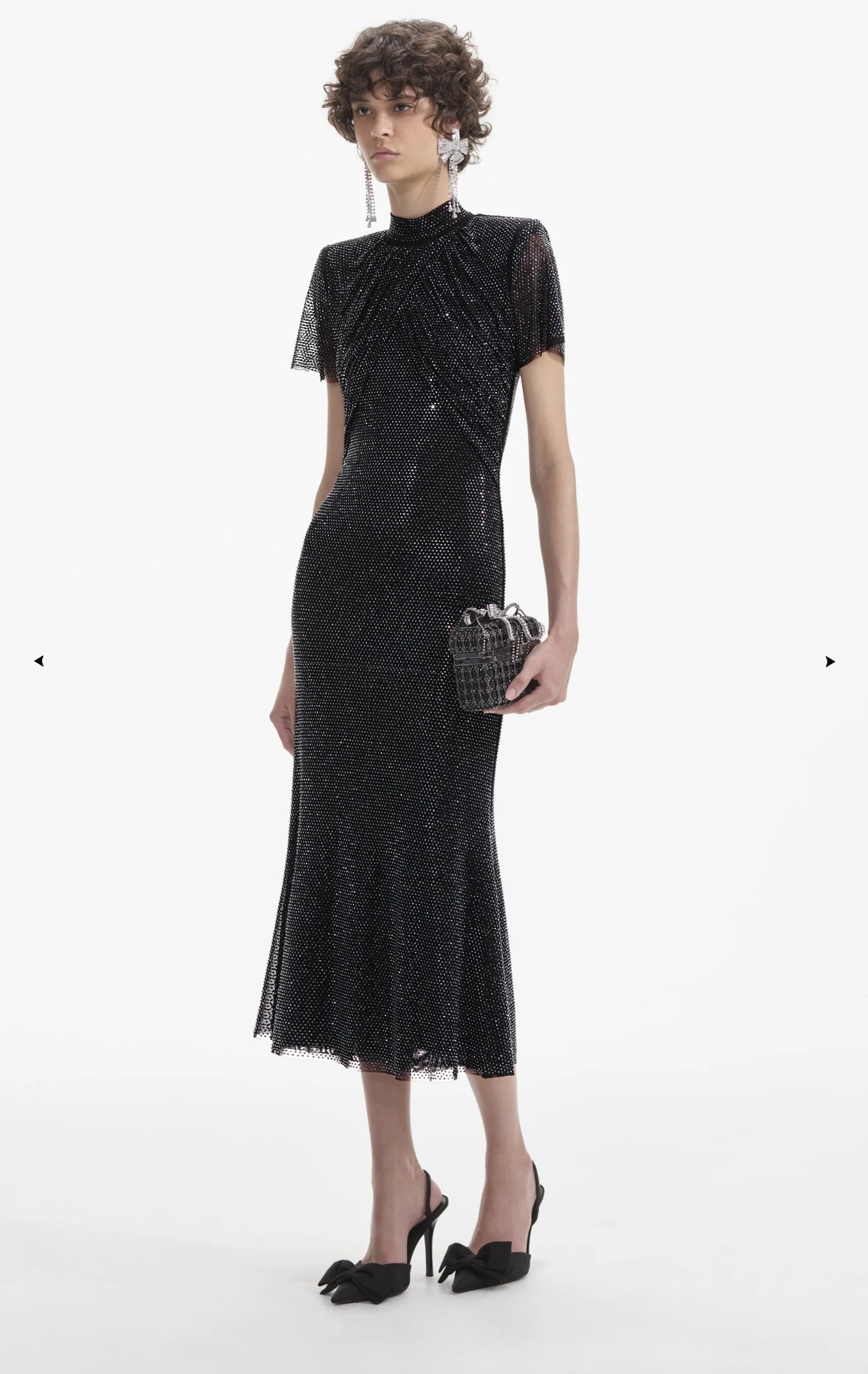 Self-portrait mesh mekko 42