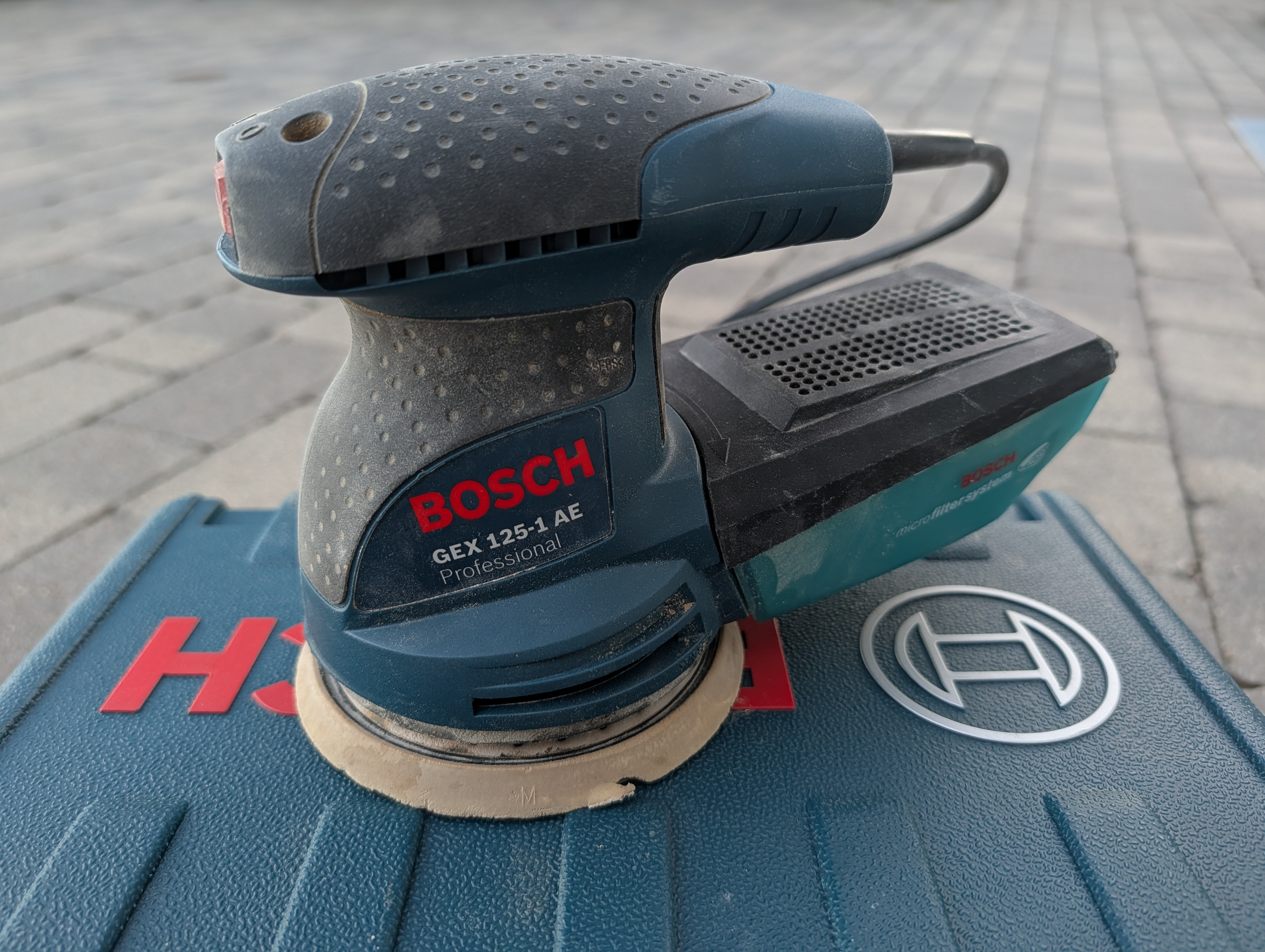 Bosch excenterslip gex 125-1 ae med väska (kungälv)