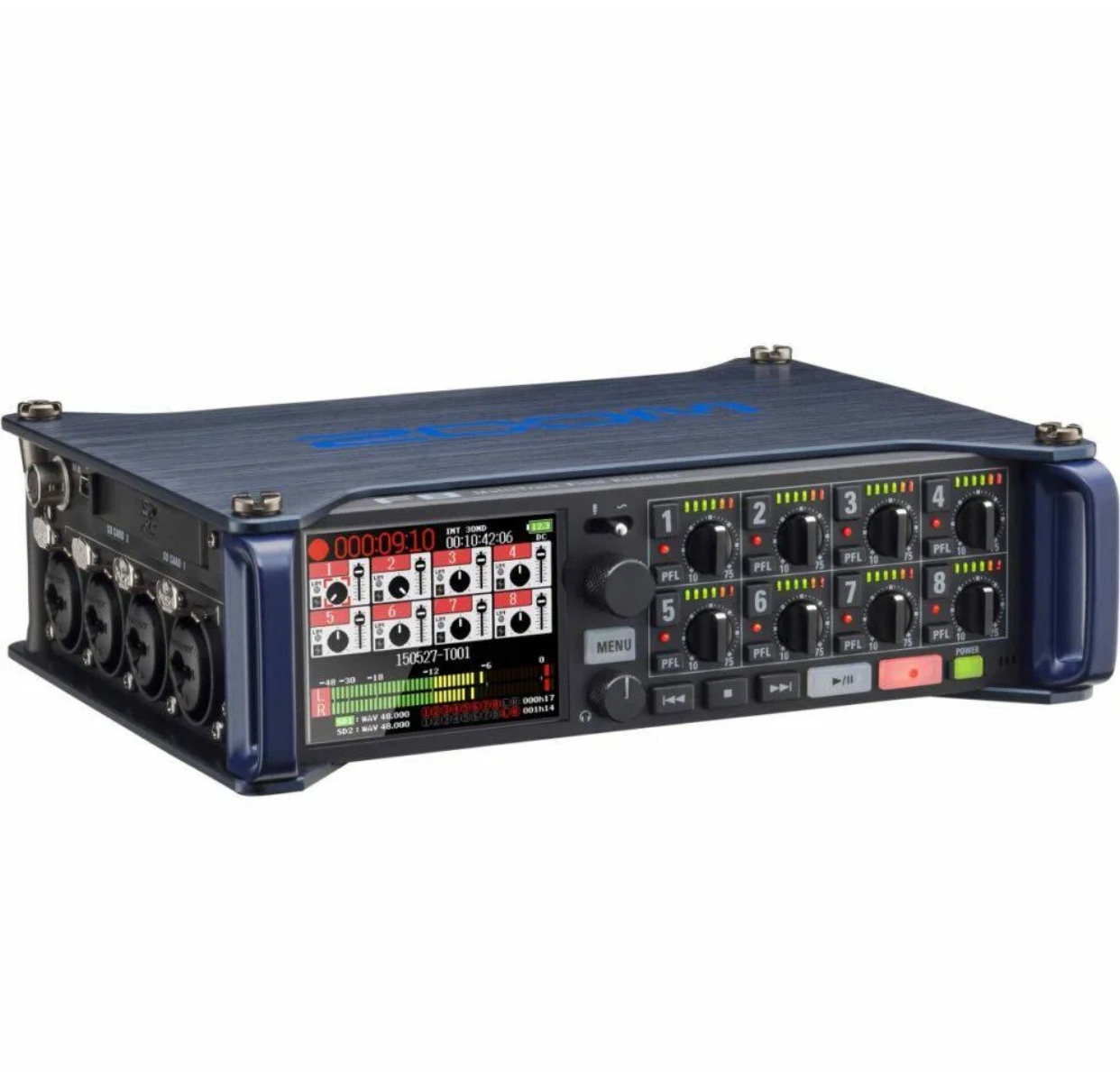 Zoom f8n timecode recorder