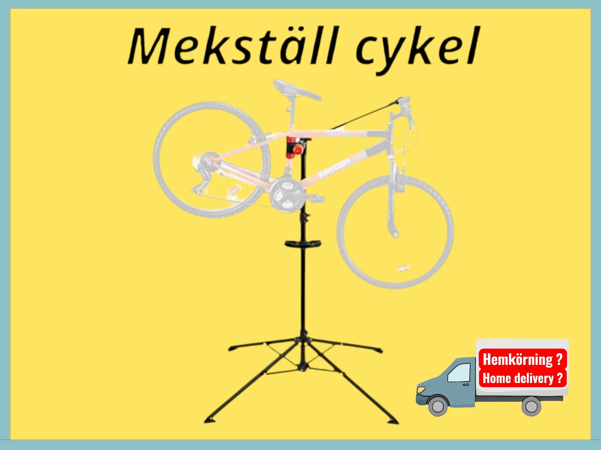 Mekställ för cykel 